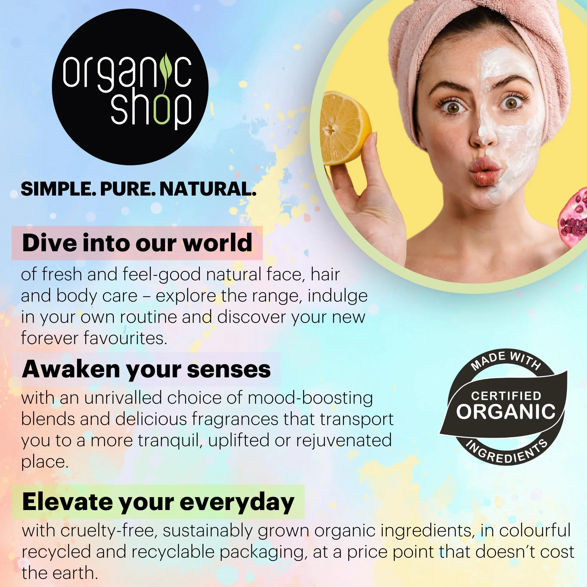 Organic Shop Peeling Naturalny Cynamon i Miód 250 ml