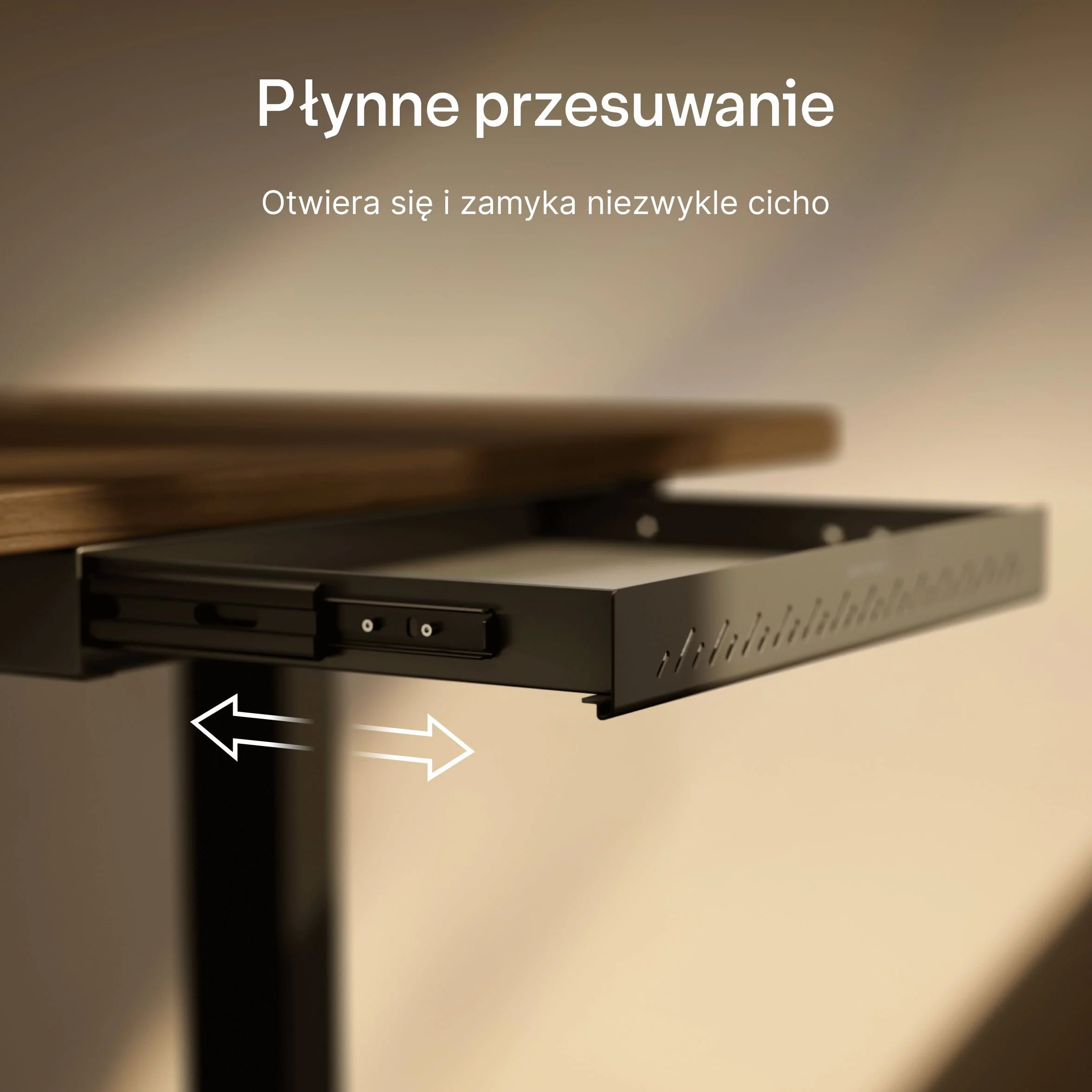 Desktronic Szuflada na biurko metalowa organizer pod biurkiem