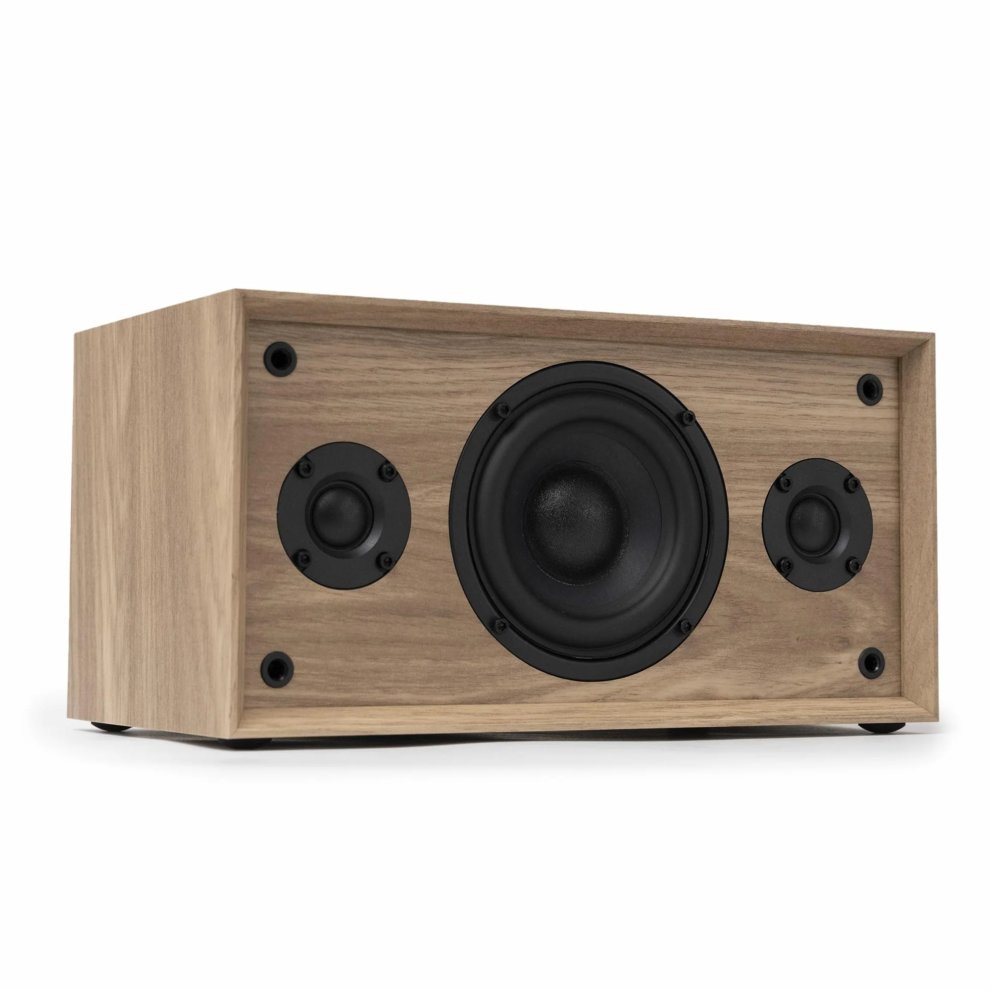 VULKKANO T40 ARC Aktywny Głośnik Stacjonarny o mocy 40 W, HDMI ARC, Bluetooth 5.0, RCA, AUX, USB, wyjście na subwoofer, pilot, Kompaktowy system głośników stereo do Telewizora, Brązowy