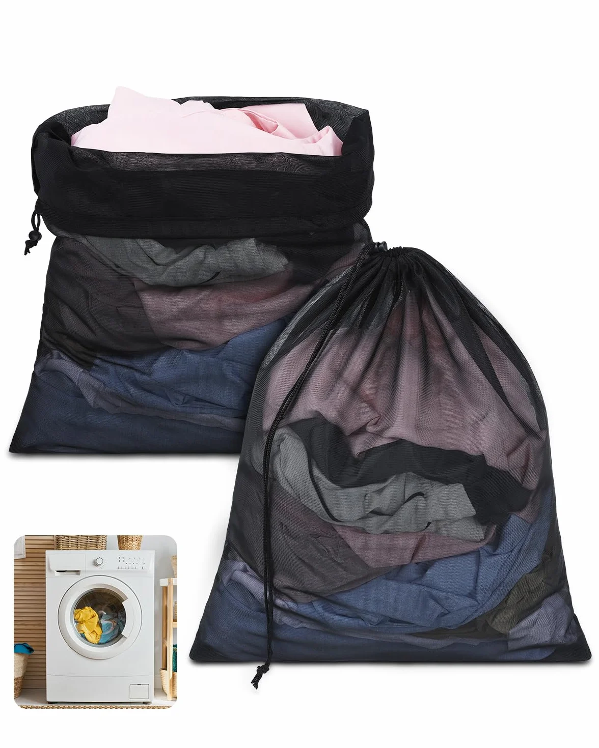 OTraki Siatka na pranie torba na bieliznę 50x60 cm 2 szt