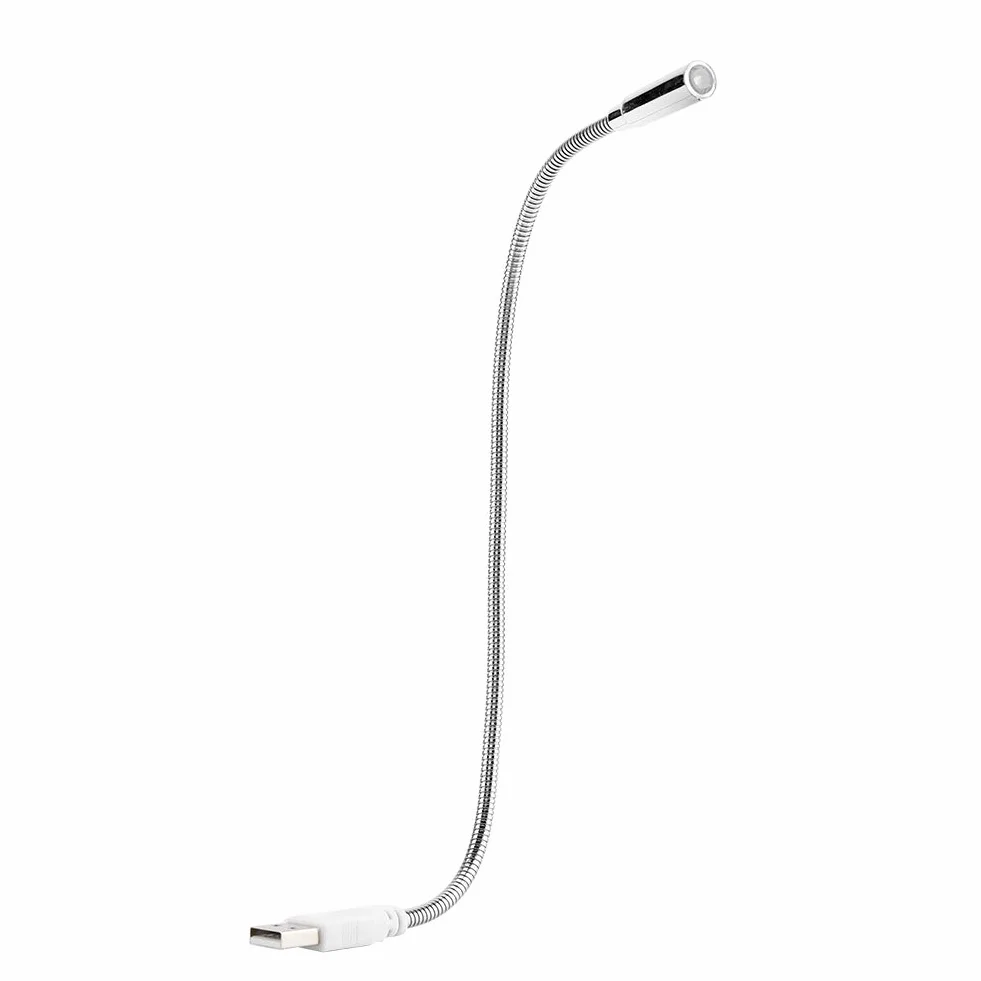 Elastyczna Komputerowa LED, Interfejs USB Mini Lampka Nocna do Komputera Laptop Notebook PC Regulowana Ochrona Oczu Wąż Pojedynczej Lampy Lampka USB