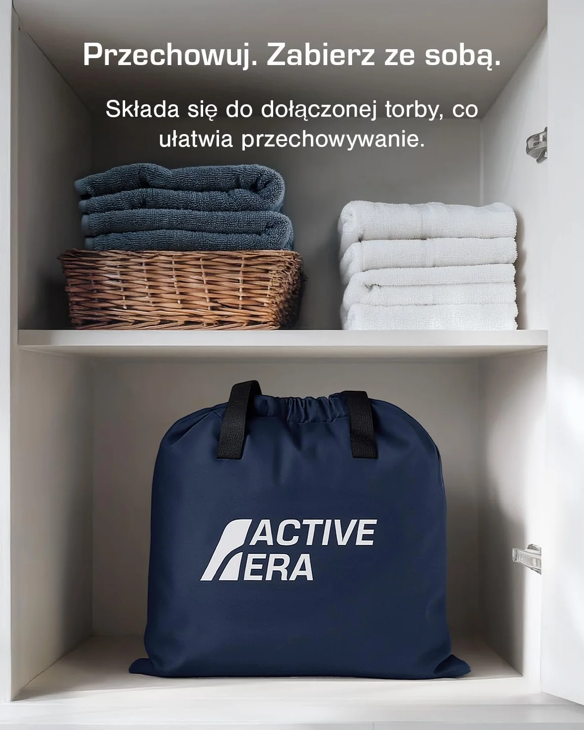 Active Era Materac Samopompujący Podwójny 200x150 cm z Wbudowaną Pompą Powietrza Wodoodporny