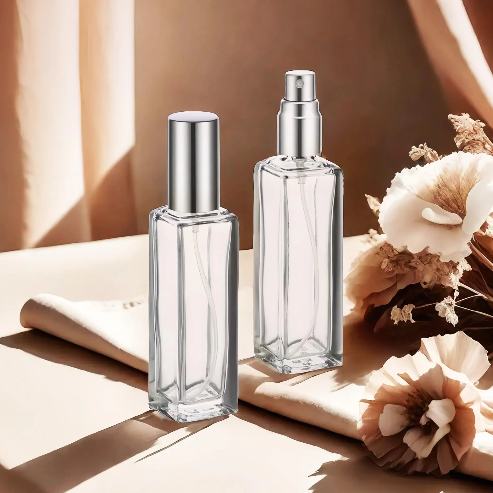 Szklane rozpylacze do perfum 20 ml zestaw 4 sztuki