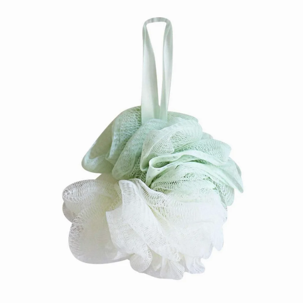 Ręcznik złuszczający Myjka Szczotka do ciała Gąbka do ciała Gąbka pod prysznic Loofah Gąbka do kąpieli Pufa Siatkowa kulka Złuszczające rękawiczki złuszczające Premium Scrubber (Kolor: C) (