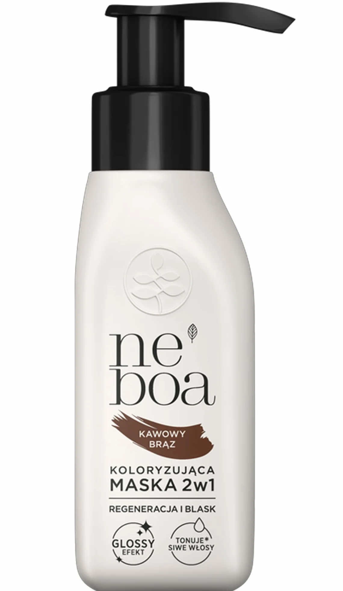 Neboa maska koloryzującą 2w1 Kawowy Brąz 100 ml