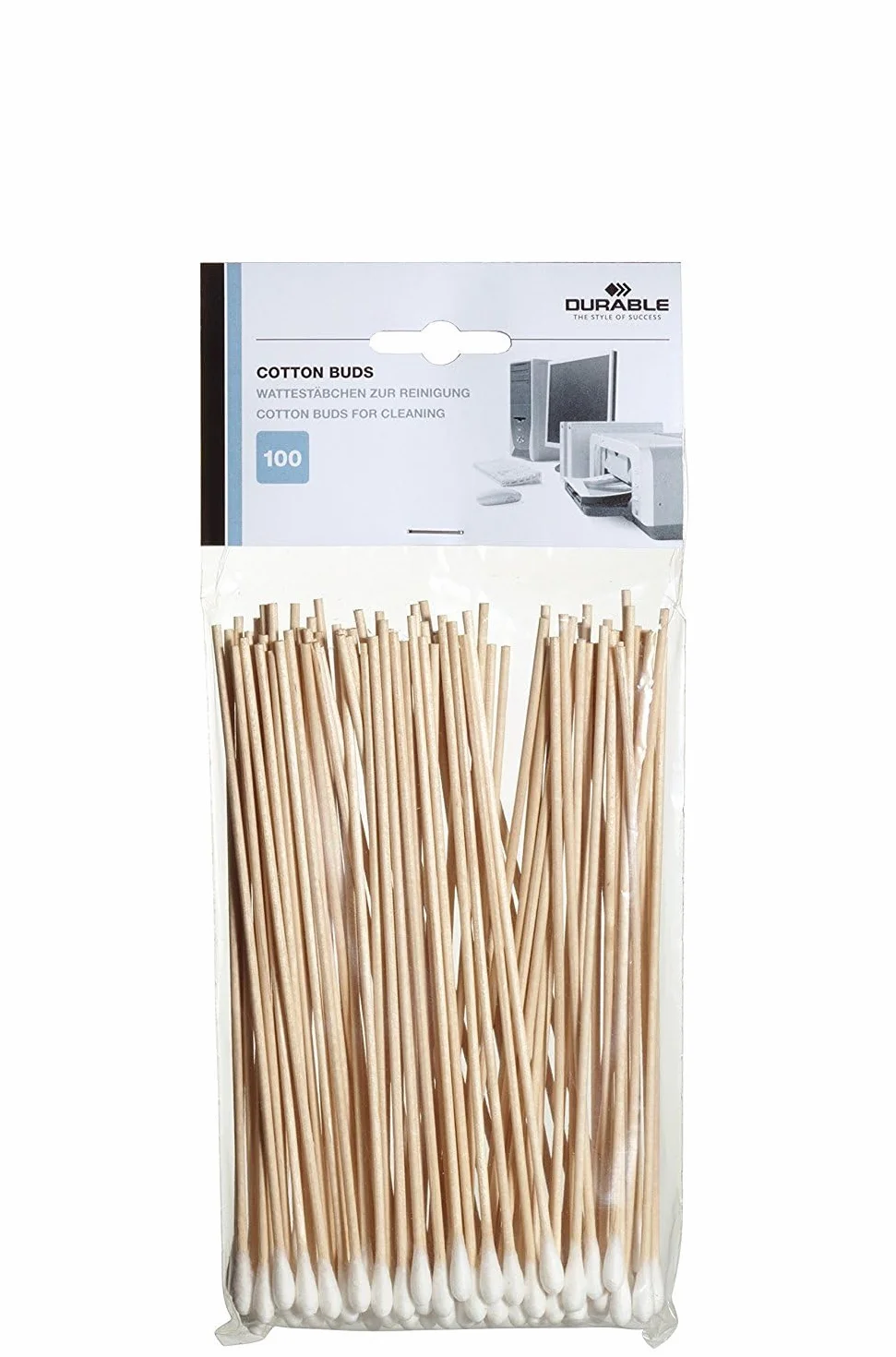 Durable 578902 Patyczki do czyszczenia Cotton Buds, opak. 100 sztuk.