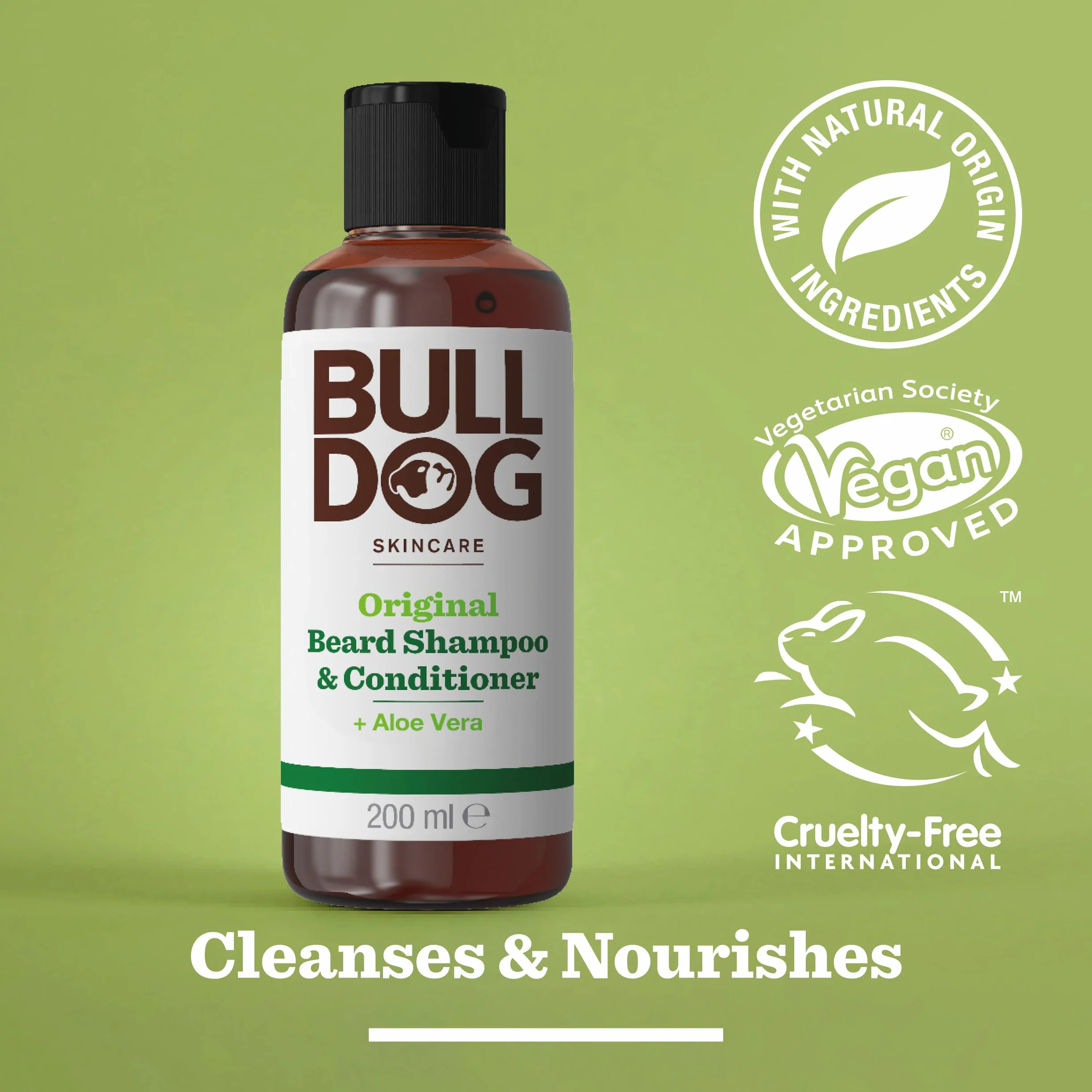 Bulldog Szampon do brody i odżywka dla mężczyzn 200 ml