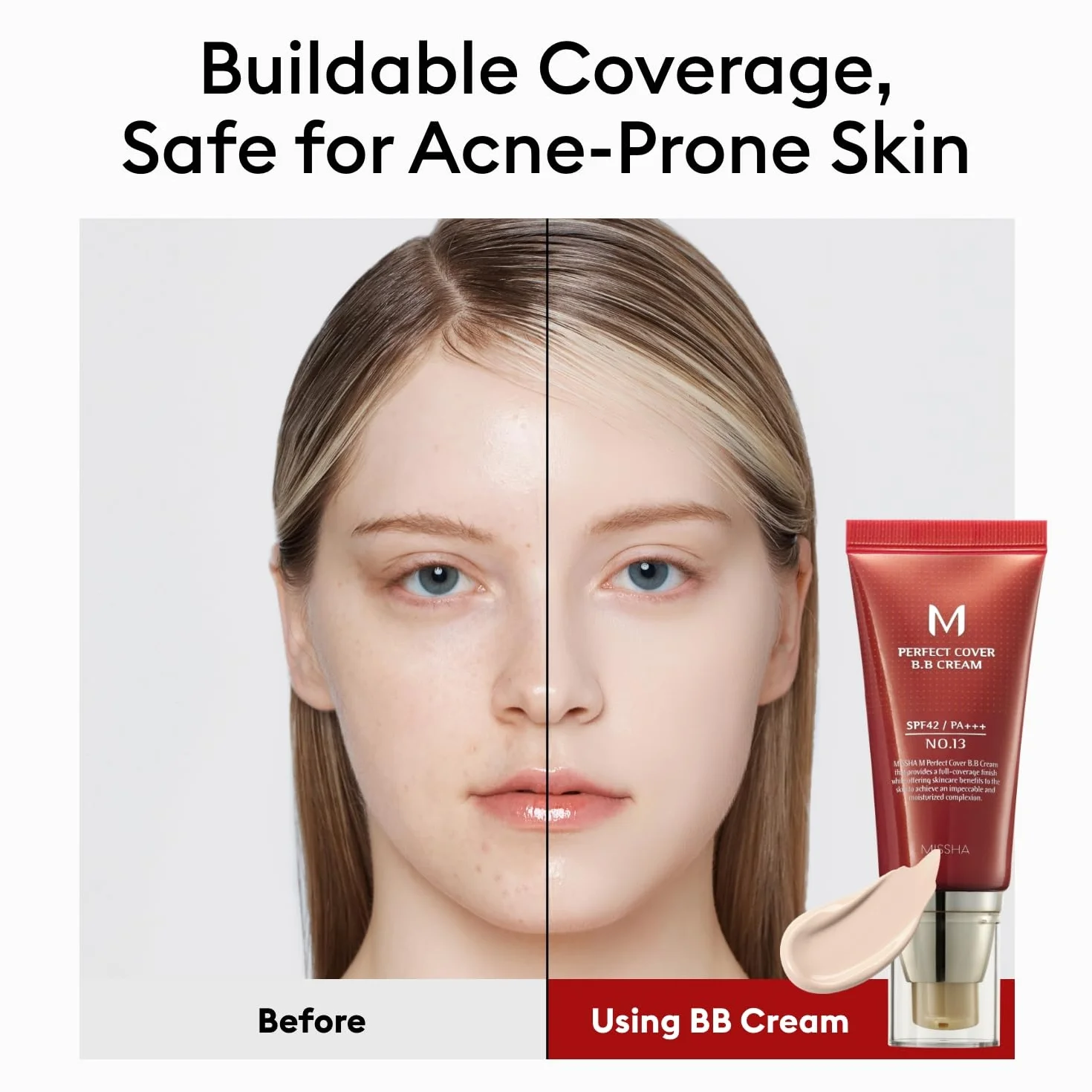 Fudge Perfect Cover Bb Cream Spf42 13-bright Beige, Almond, 50 Mililitro
