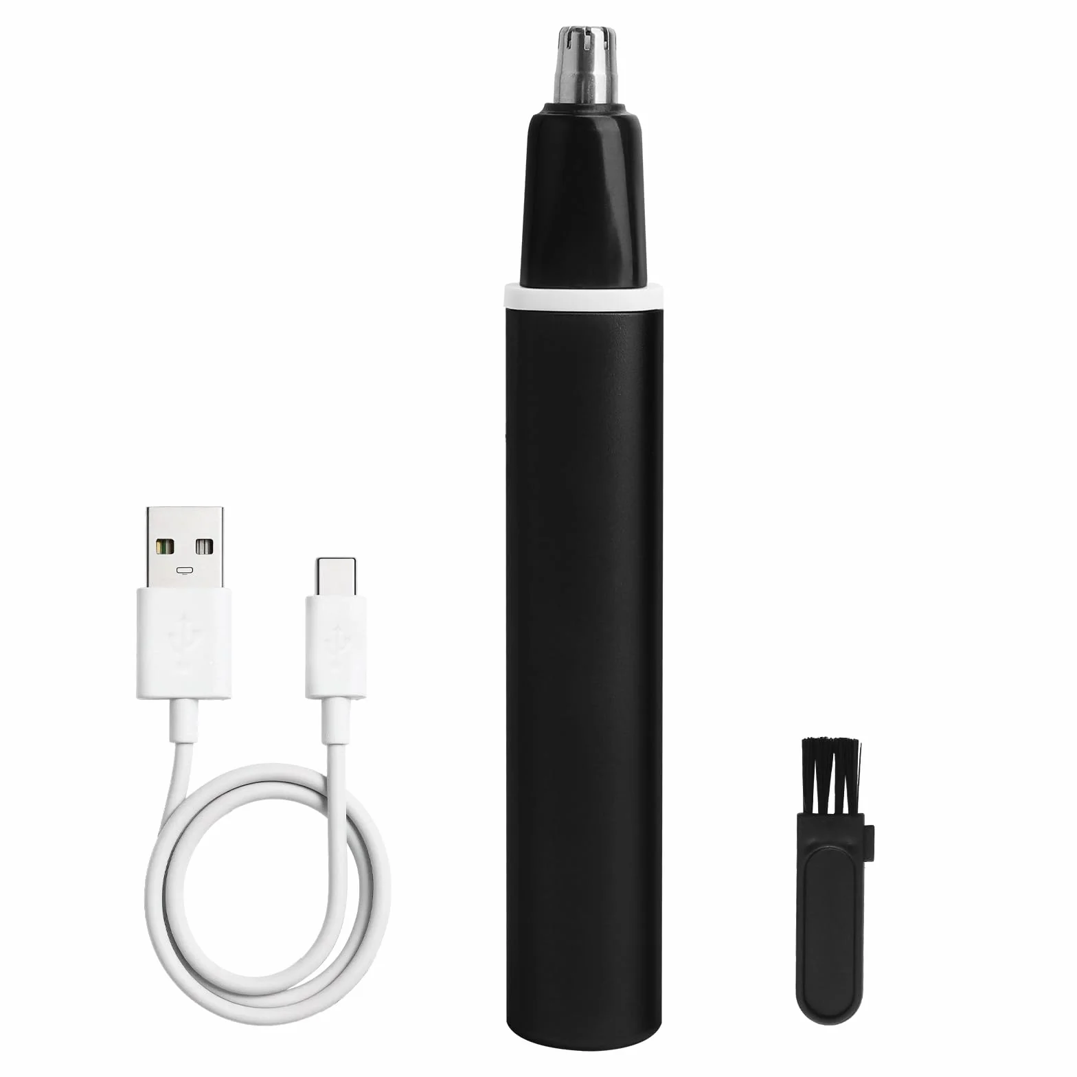 Trymer do włosów w nosie dla mężczyzn, dla kobiet i mężczyzn, do usuwania włosów w nosie, do ponownego ładowania przez USB, cicha trymer do nosa dla mężczyzn, do usuwania włosów w nosie, w podróży