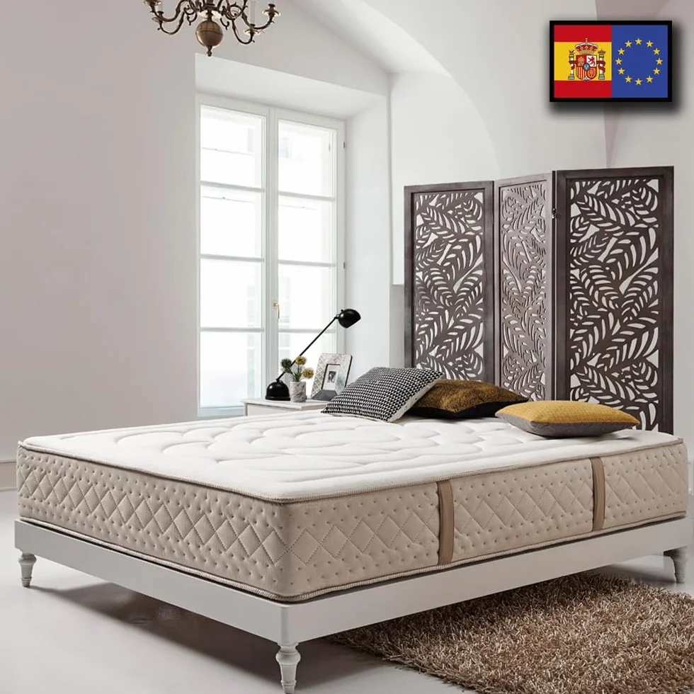 SIMPUR RELAX Materac Dream Repair Premium 200x200 cm 30 cm Wiskoelastyczny 13 stref komfortu Twardy Ortopedyczny Hipoalergiczny