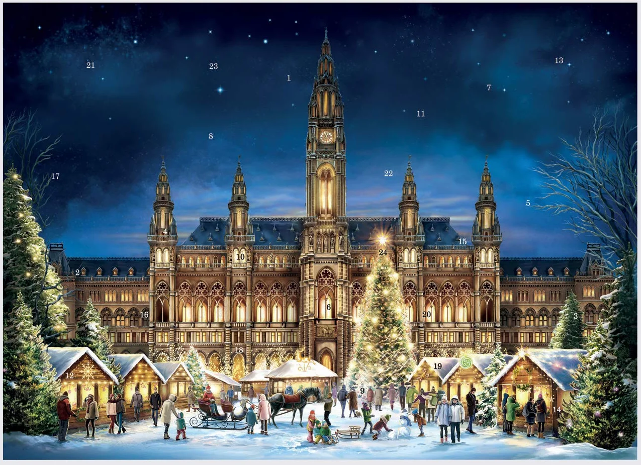 Adventskalender Rathaus Wien Papier-Adventskalender