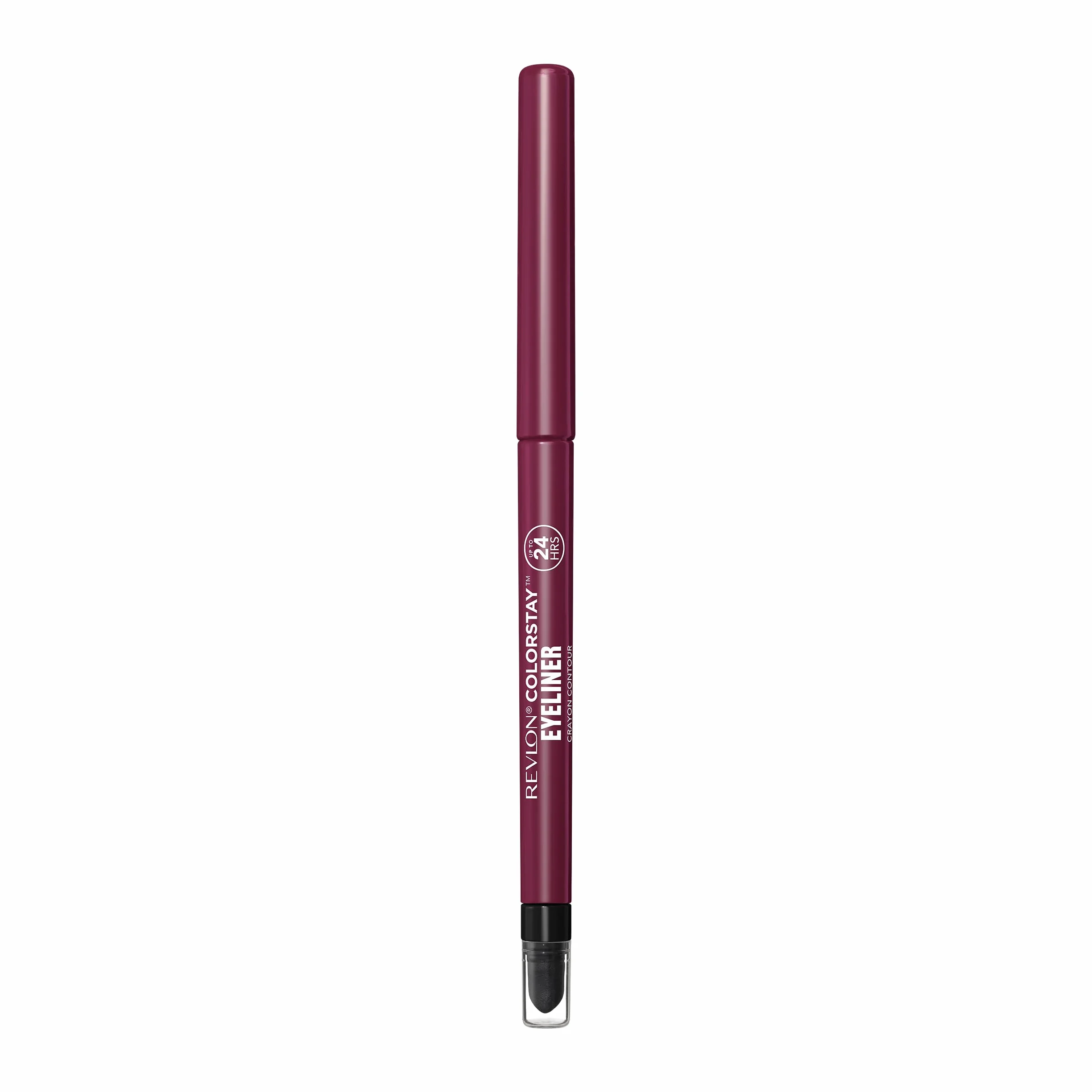 Revlon ColorStay Eyeliner Pencil, ultra pigmentowany wodoodporny ołówek do oczu, ustnik dla efektu przydymionych oczu, bez transferu, 24 godziny utrzymania, 211 Cherry 0,28 g