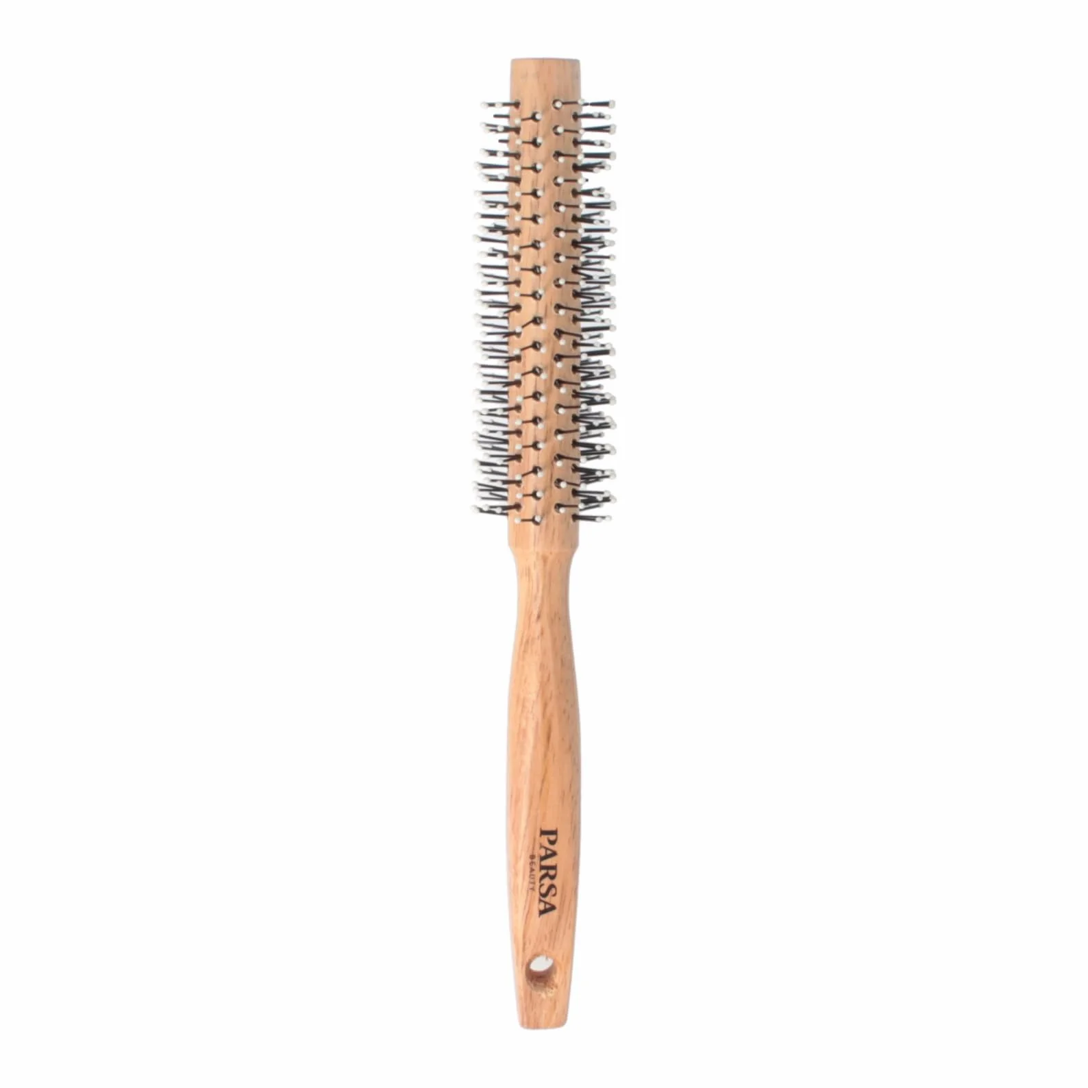 PARSA Beauty Męska szczotka do brody, okrągła, do stylizacji brody, rozplątywanie brody, szczotka do włosów krótkich i średniej długości