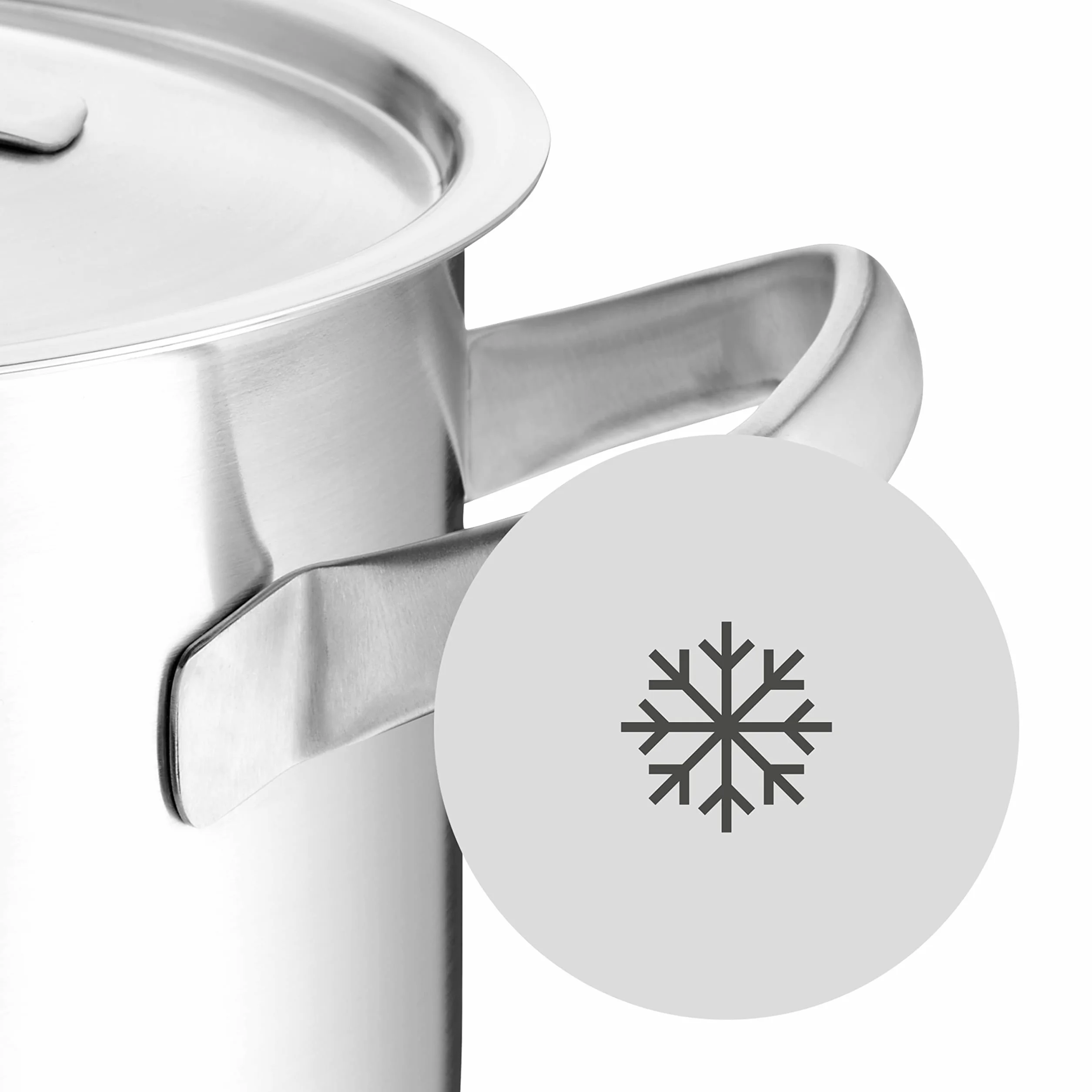WMF Cromargan garnek do warzyw ze stali nierdzewnej 8,8 l 24 cm TransTherm do kuchenek indukcyjnych