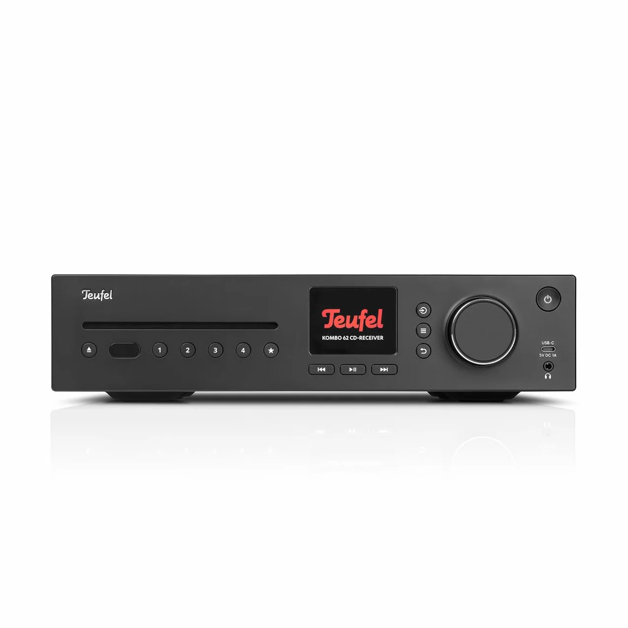 Kolumny podstawkowe THEATER 500S KOMBO 2 z amplitunerem stereo 2.1, radio FM/DAB+, Spotify Connect, Bluetooth, zintegrowany odtwarzacz CD