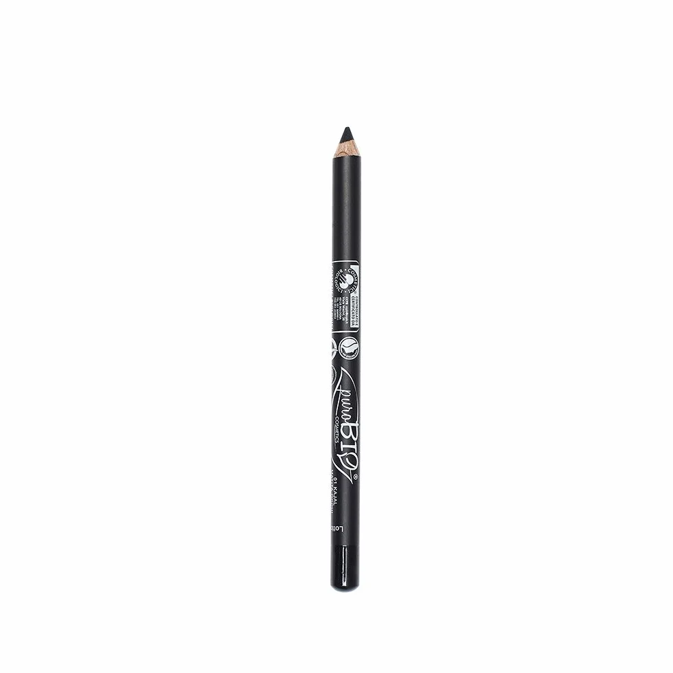 PuroBio Kajal sztyft do oczu, nr 01, czarny, 30 g