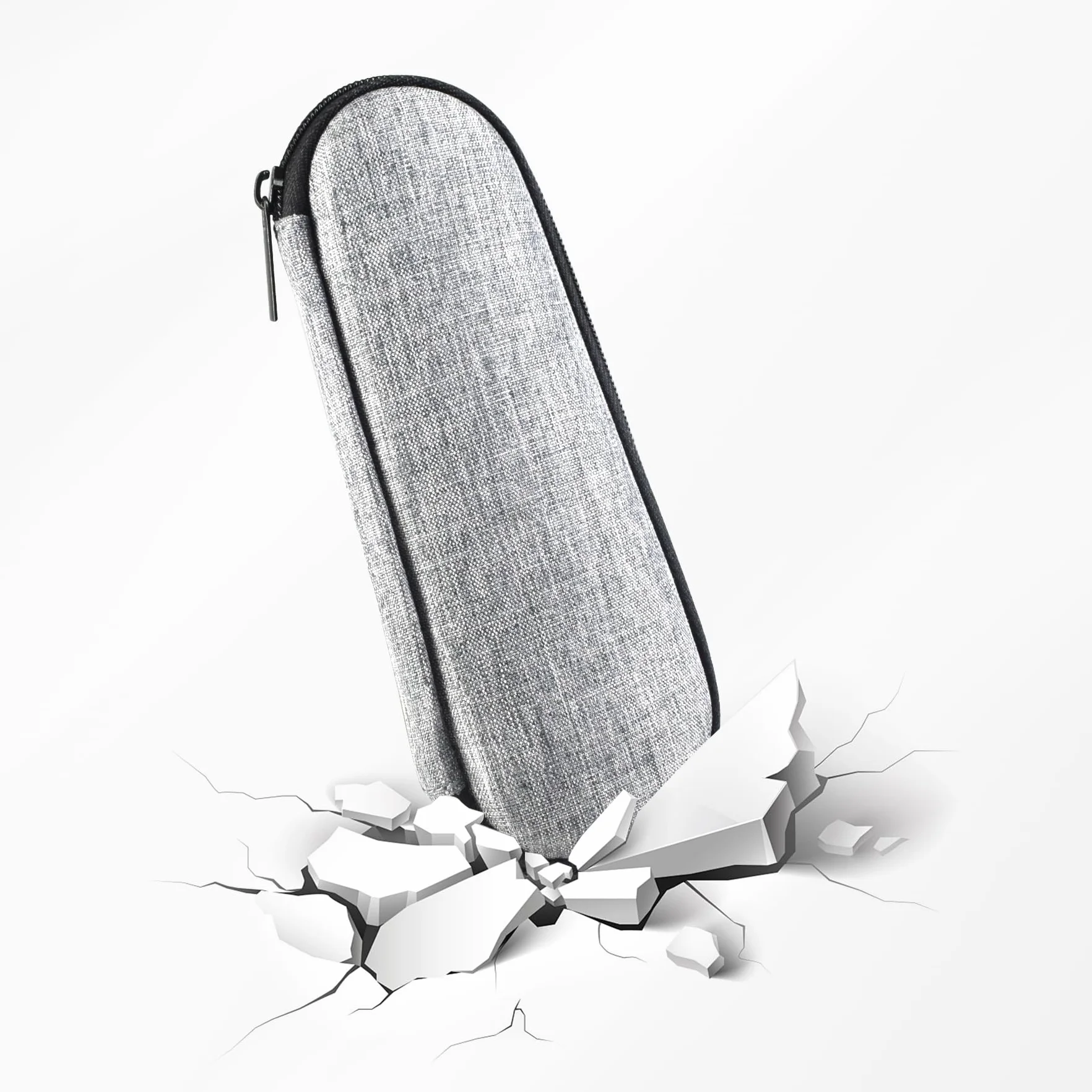Etui na Maszynkę do Golenia Gillette Fusion5, Wodoodporna, Odporna na Wstrząsy Torba do Przechowywania, Szary, Klasyczny