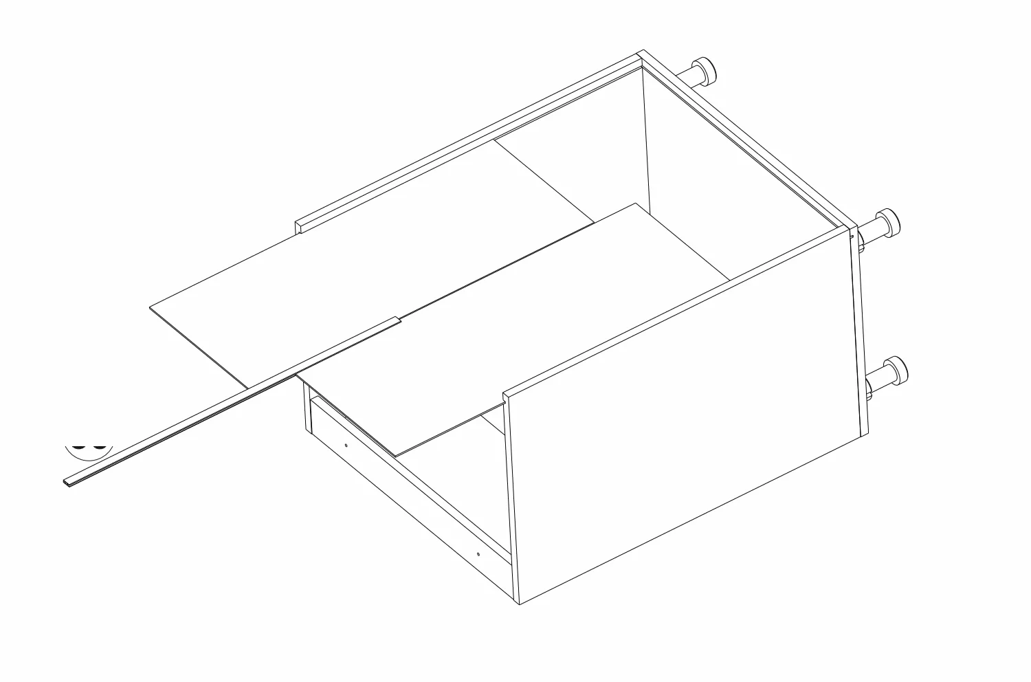 Szafka kuchenna dolna 80x82x47 cm Grafit Matowa stojąca z płyty laminowanej bez blatu moduł kuchenny