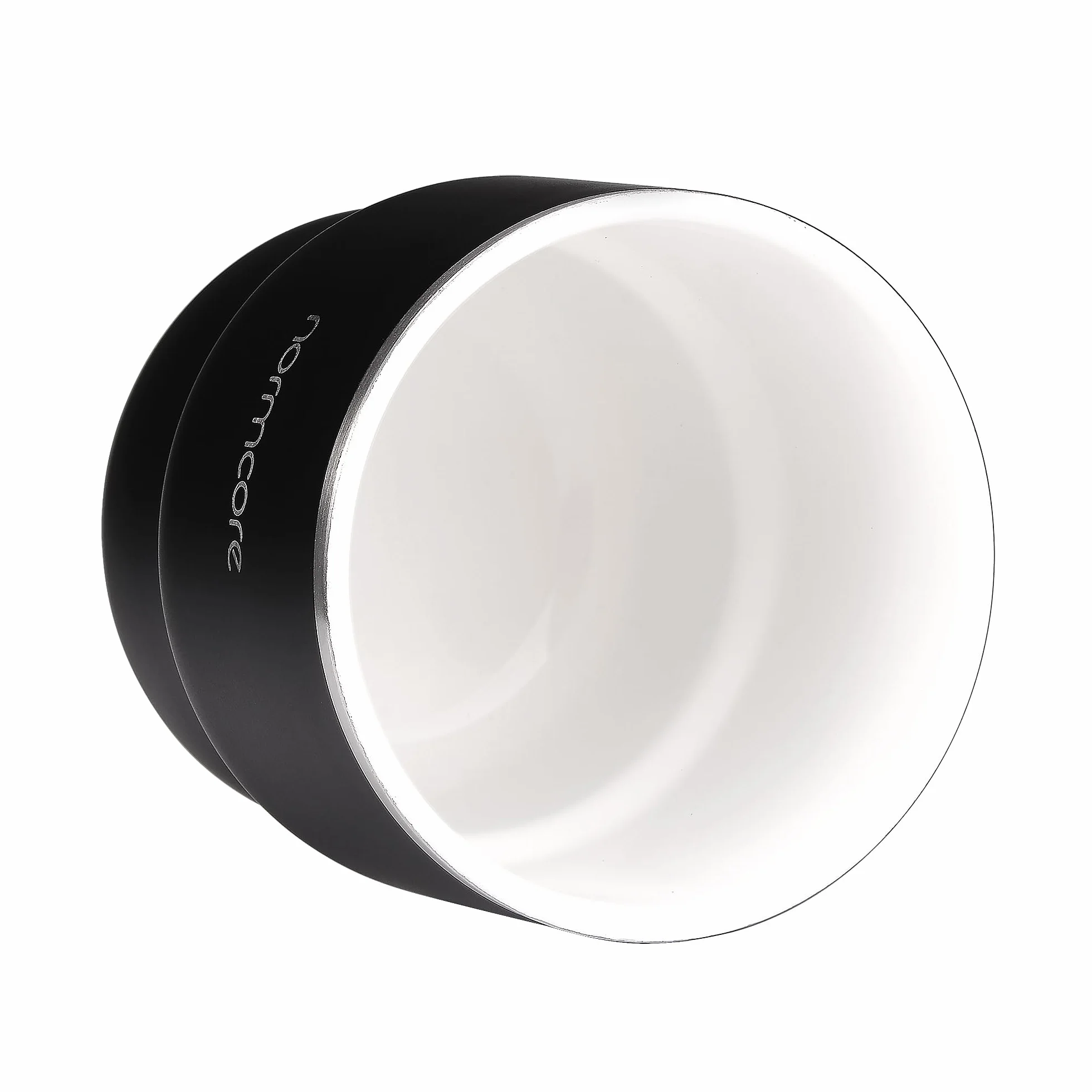 Normcore Filiżanki do kawy espresso 200 ml kubki ze stali nierdzewnej z powłoką ceramiczną 2 sztuki czarne