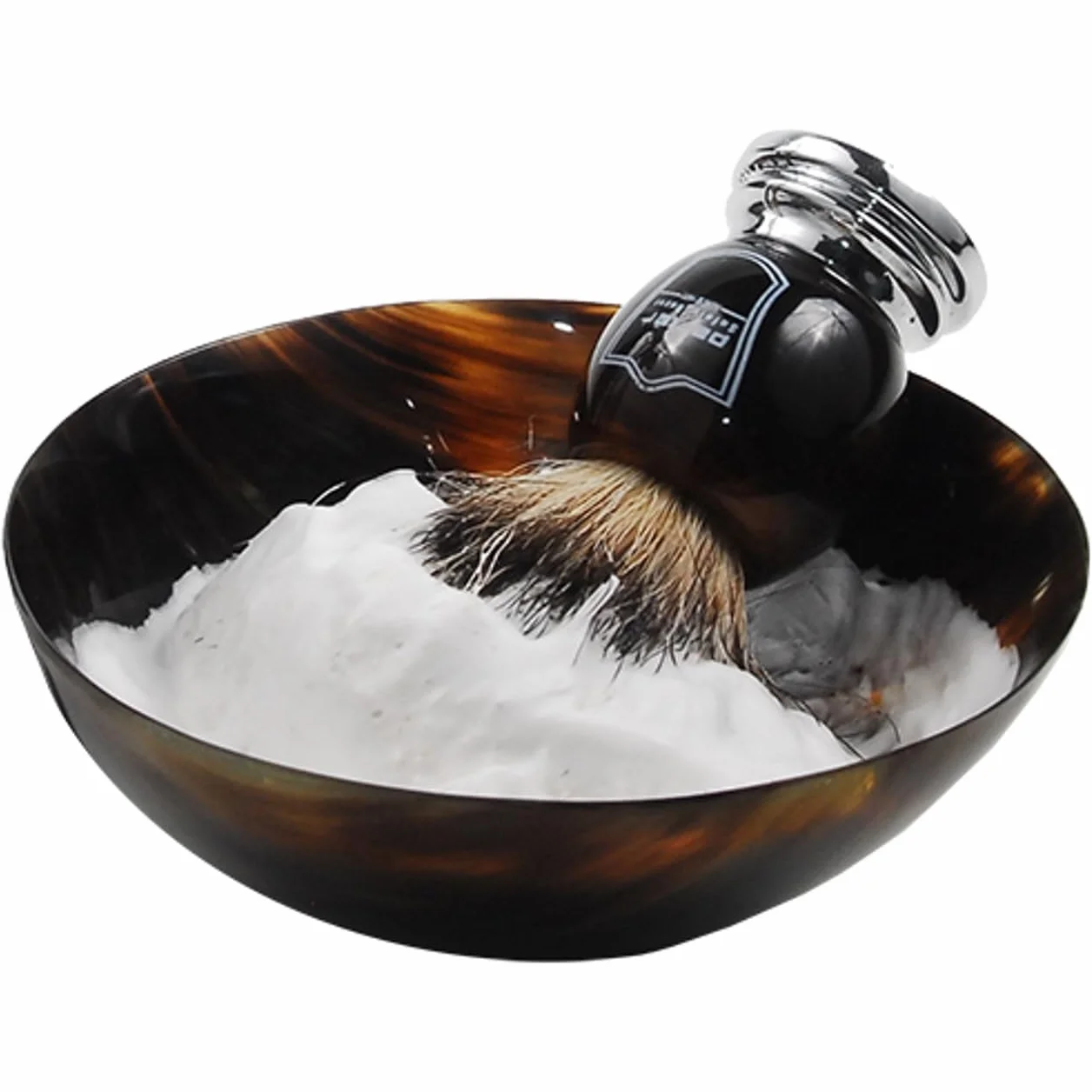 Parker Safety Razor Oryginalna miska do golenia z rogu, palmy