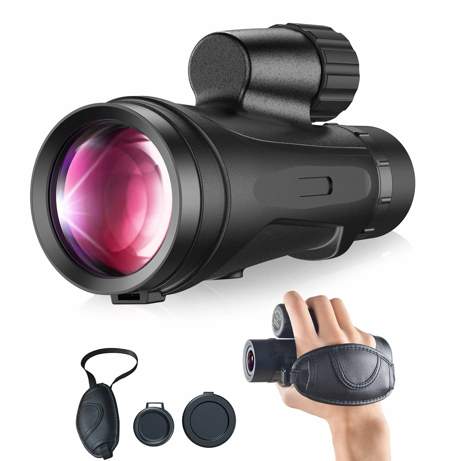 APEXEL 12 x 50 HD BAK4 Prisma ED monokularowy teleskop Super Clear-kompaktowy, wodoszczelny i zapobiegający zaparowaniu, do obserwacji ptaków dla dorosłych i dzieci