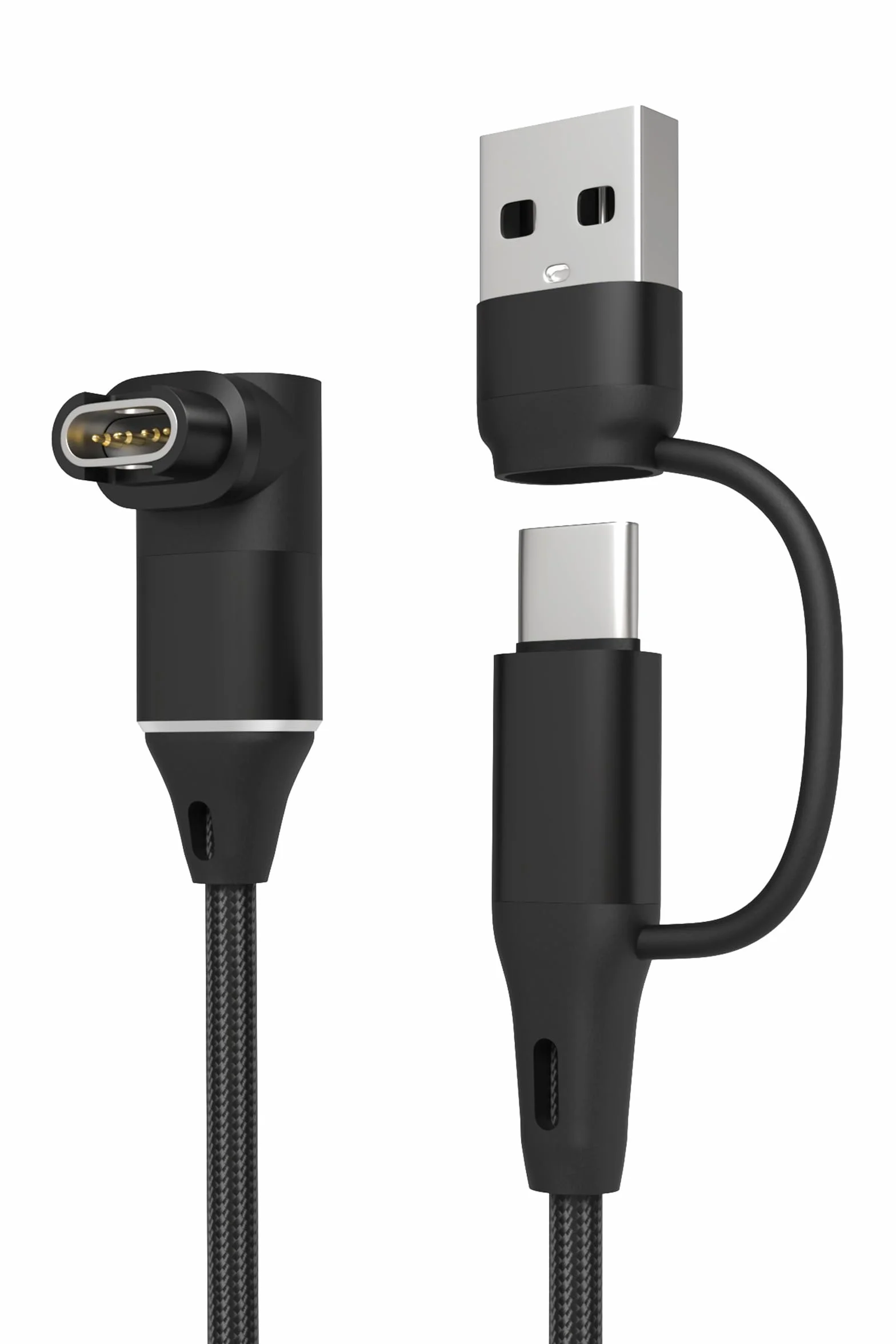 Kabel ładowania USB C/A kompatybilny z Garmin Forerunner 55 165 265 970 255, Vivoactive 5 6, Venu 3 Sq2, Instinct 3 2, Fenix 8 7 6 5, Approach S44
