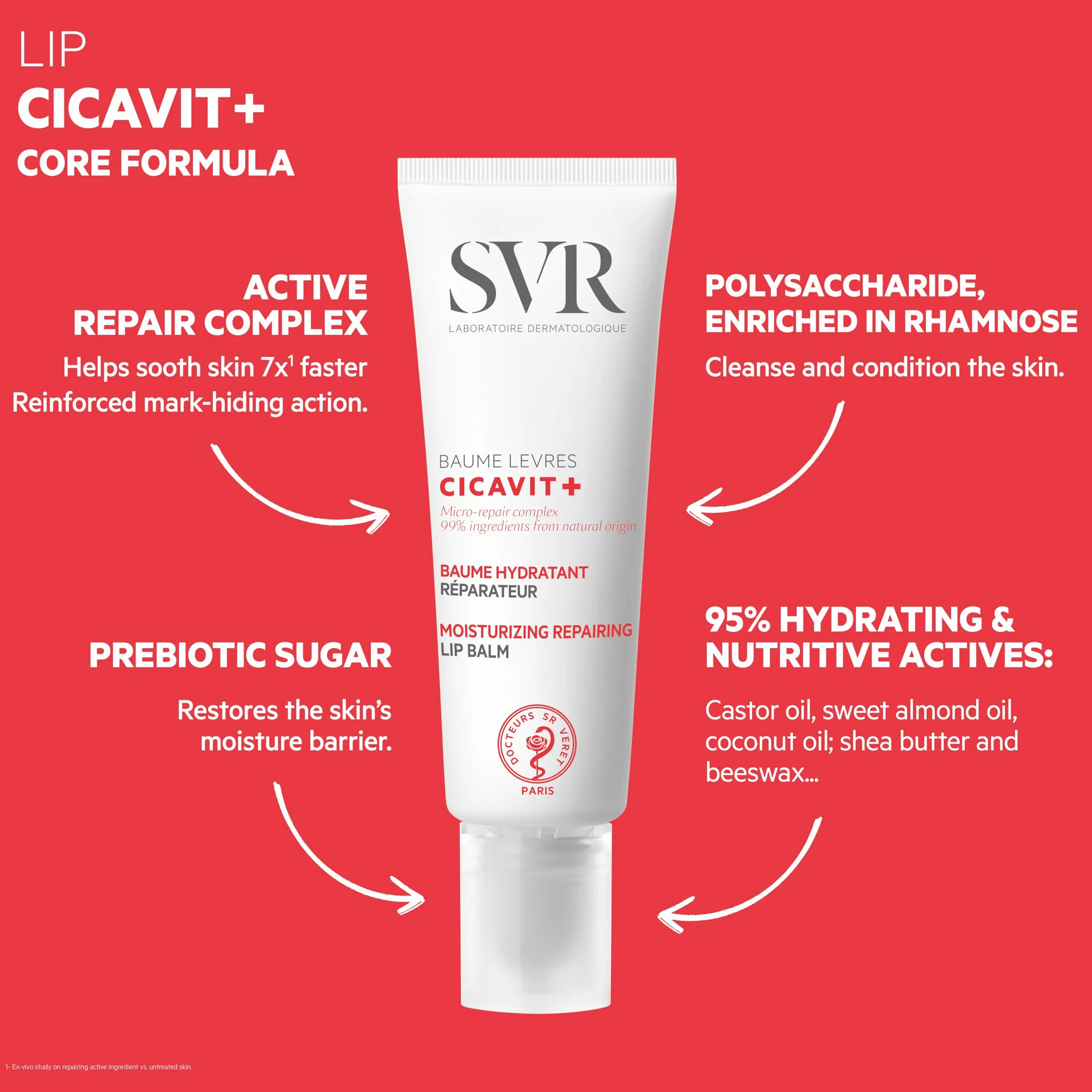 Svr CICAVIT+ Laboratorium Dermatologiczne Wargi 10 g
