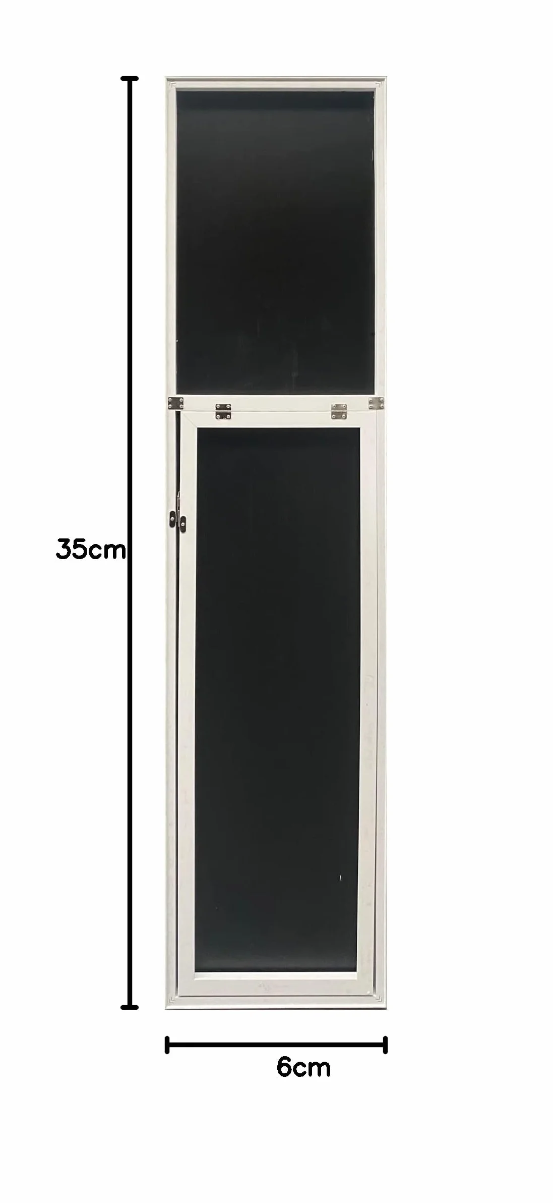 Barletta lustro stojące 150x35 cm prostokątne przechylane białe