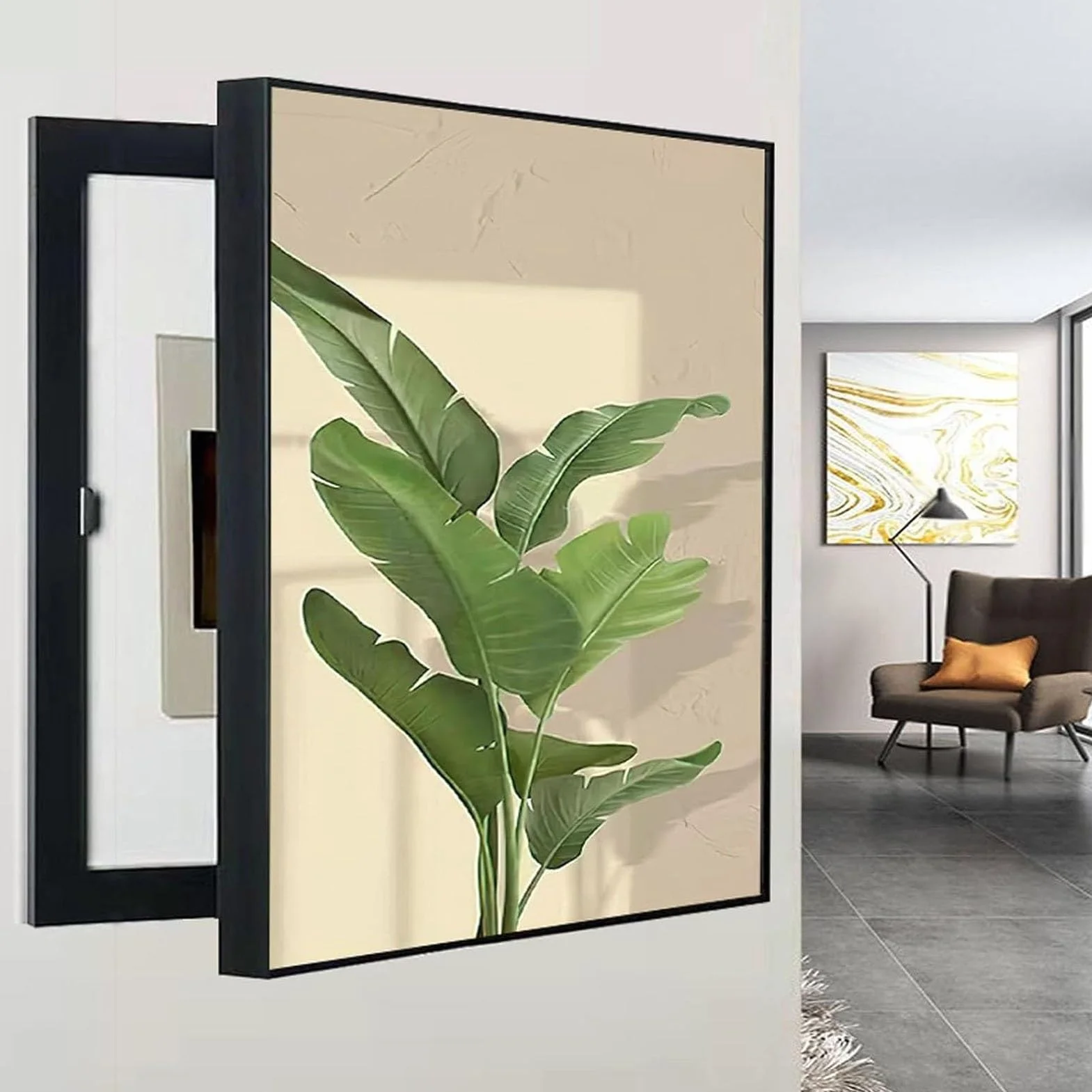 Dekoracyjna Osłona Skrzynki Licznika Elektrycznego 40x60cm Panel Wyłącznika