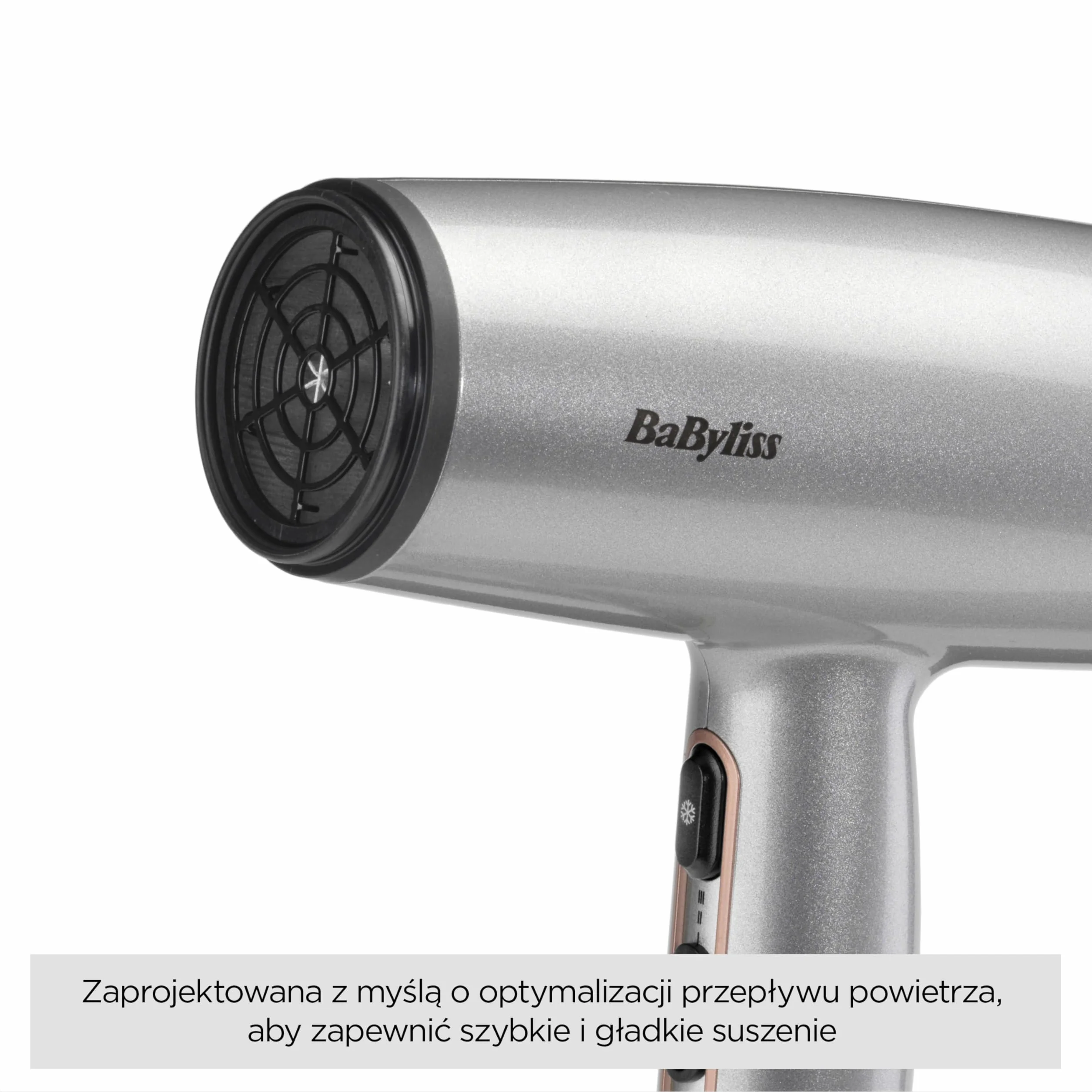 BaByliss Cosmos Prostownica do włosów – technologia ceramiczna Smooth-Glide, 3 ustawienia temperatury 180–235°C, do użytku na całym świecie, kolor srebrny, model ST260E