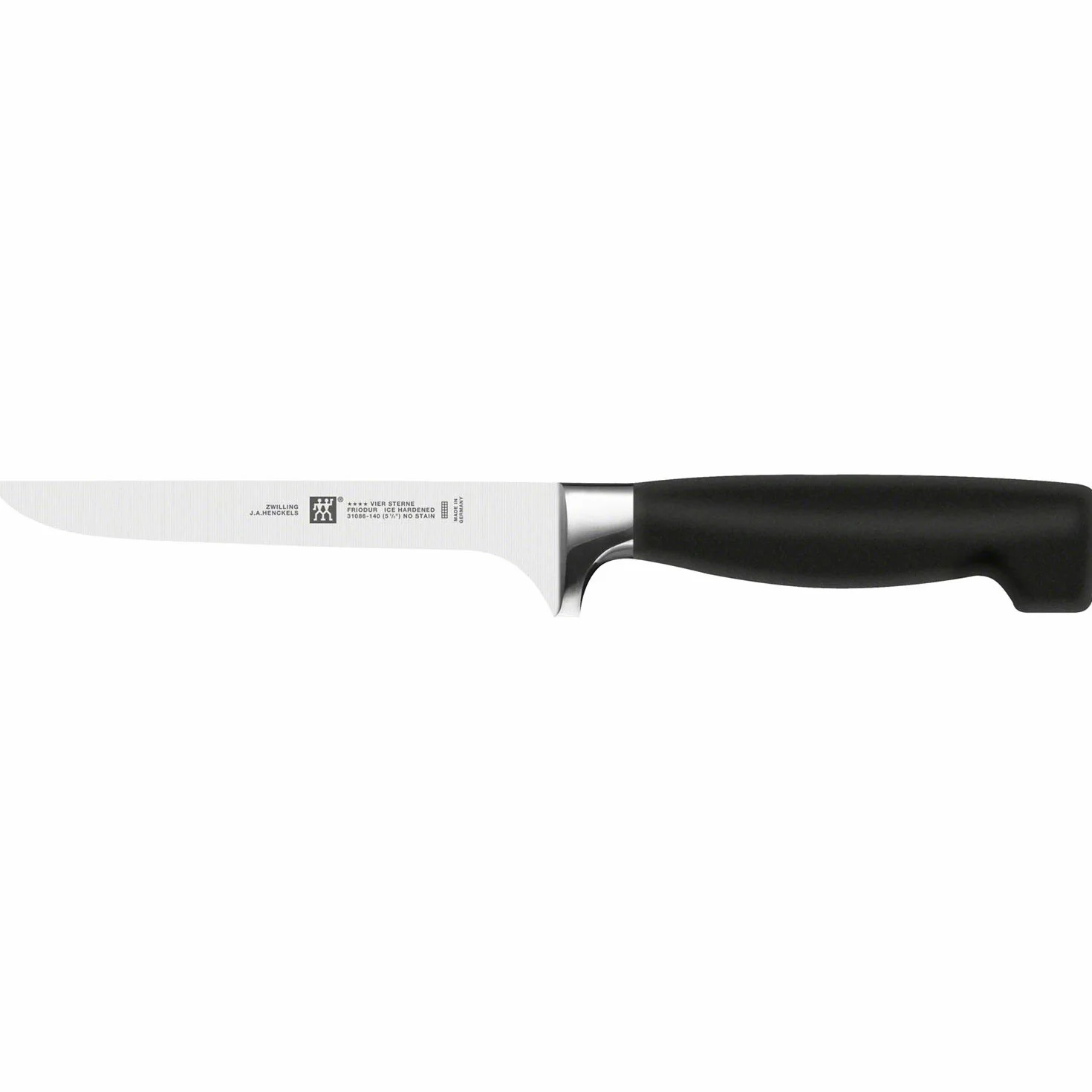 Zwilling 31086-141-0 nóż do filetowania w czterech gwiazdkach, specjalna stal nierdzewna, specjalny stop metalu, tworzywo sztuczne, 140 mm, czarny