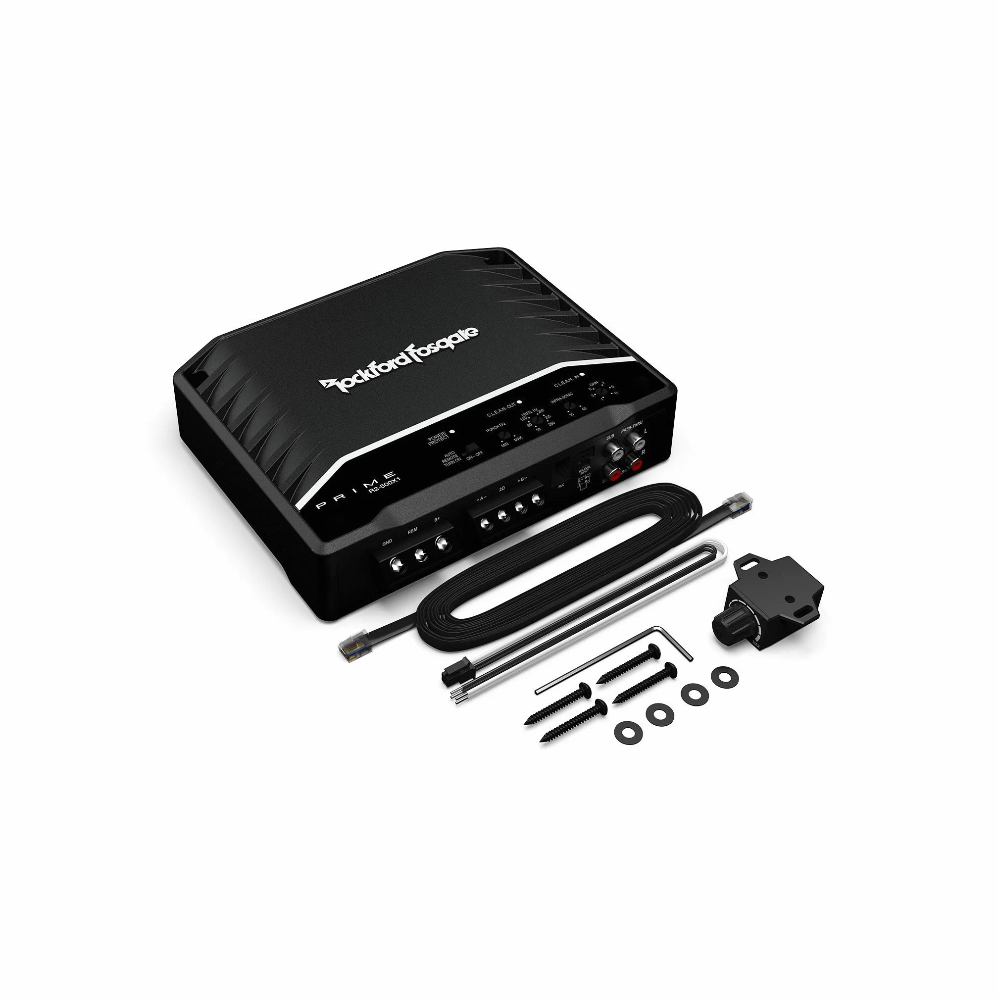 Rockford Fosgate Prime R2-500X1-1-kanałowy wzmacniacz mocy 1000 W (RMS: 500 W)