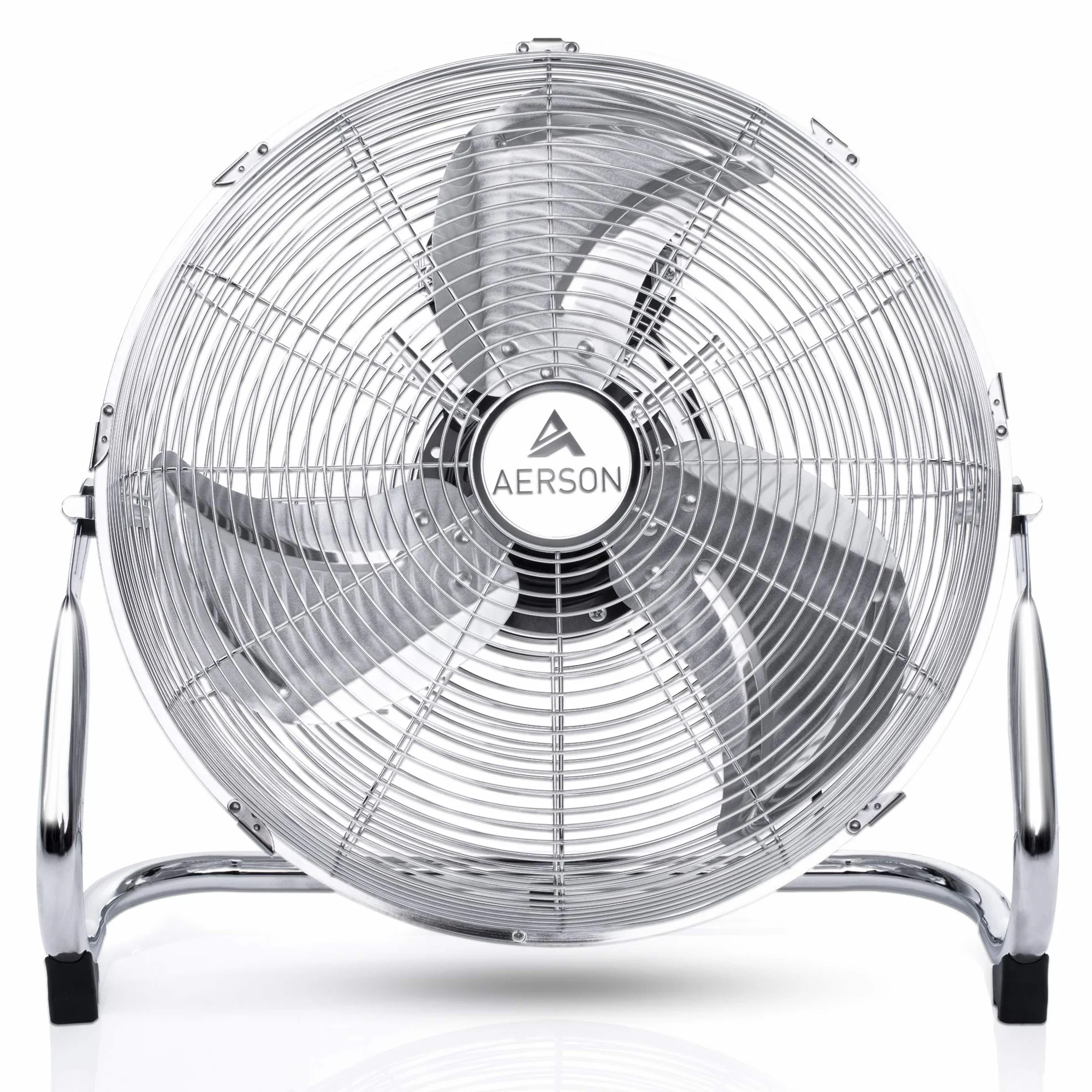 TRESKO Aerson wentylator podłogowy 30 cm 55 W 3 poziomy mocy metalowa konstrukcja