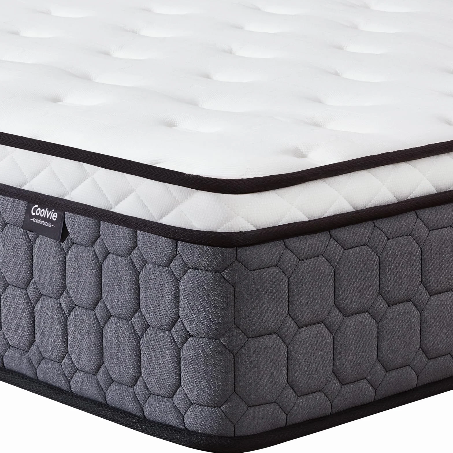 Materac kieszeniowy 160x200 25 cm H3 H4 Oeko-Tex 7-strefowy