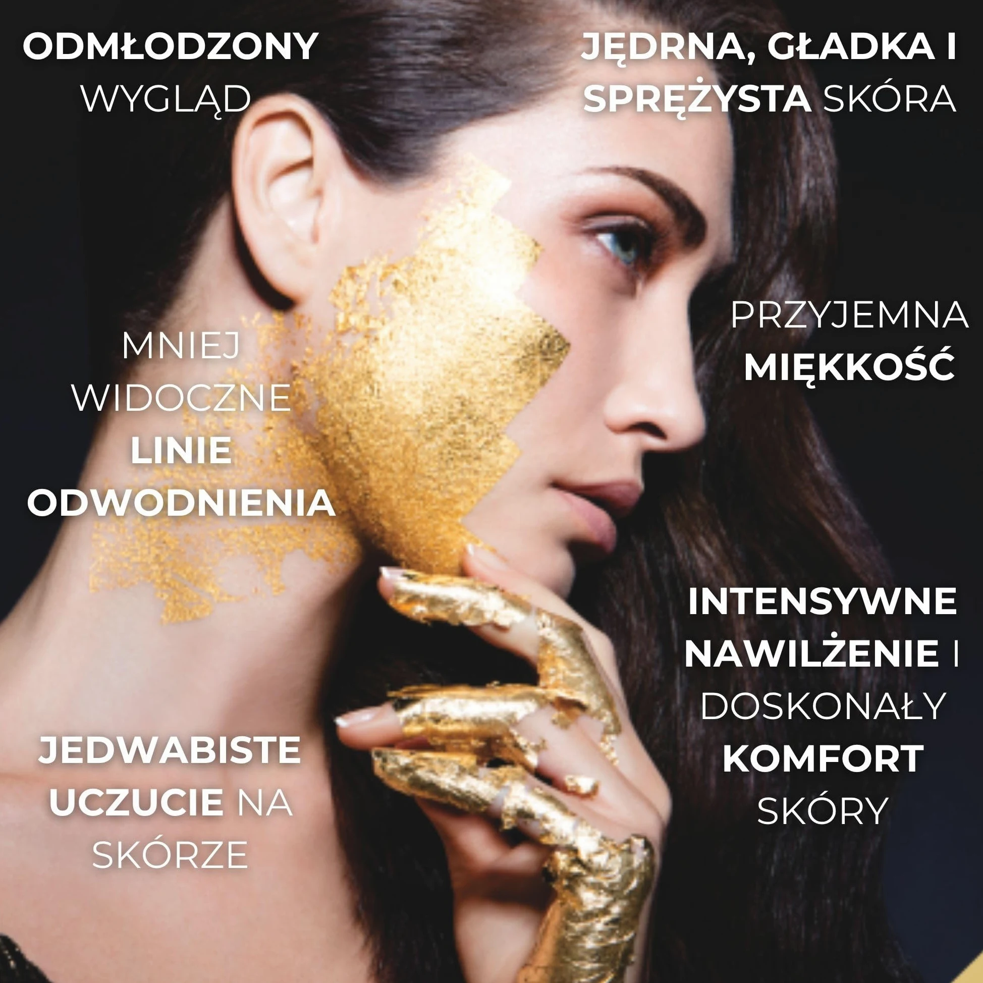Afrodita Professional Pure Gold 24 Ka luksusowy krem na dzień l 50 ml l wydajna formuła przeciwstarzeniowa z cząsteczkami czystego 24-karatowego złota