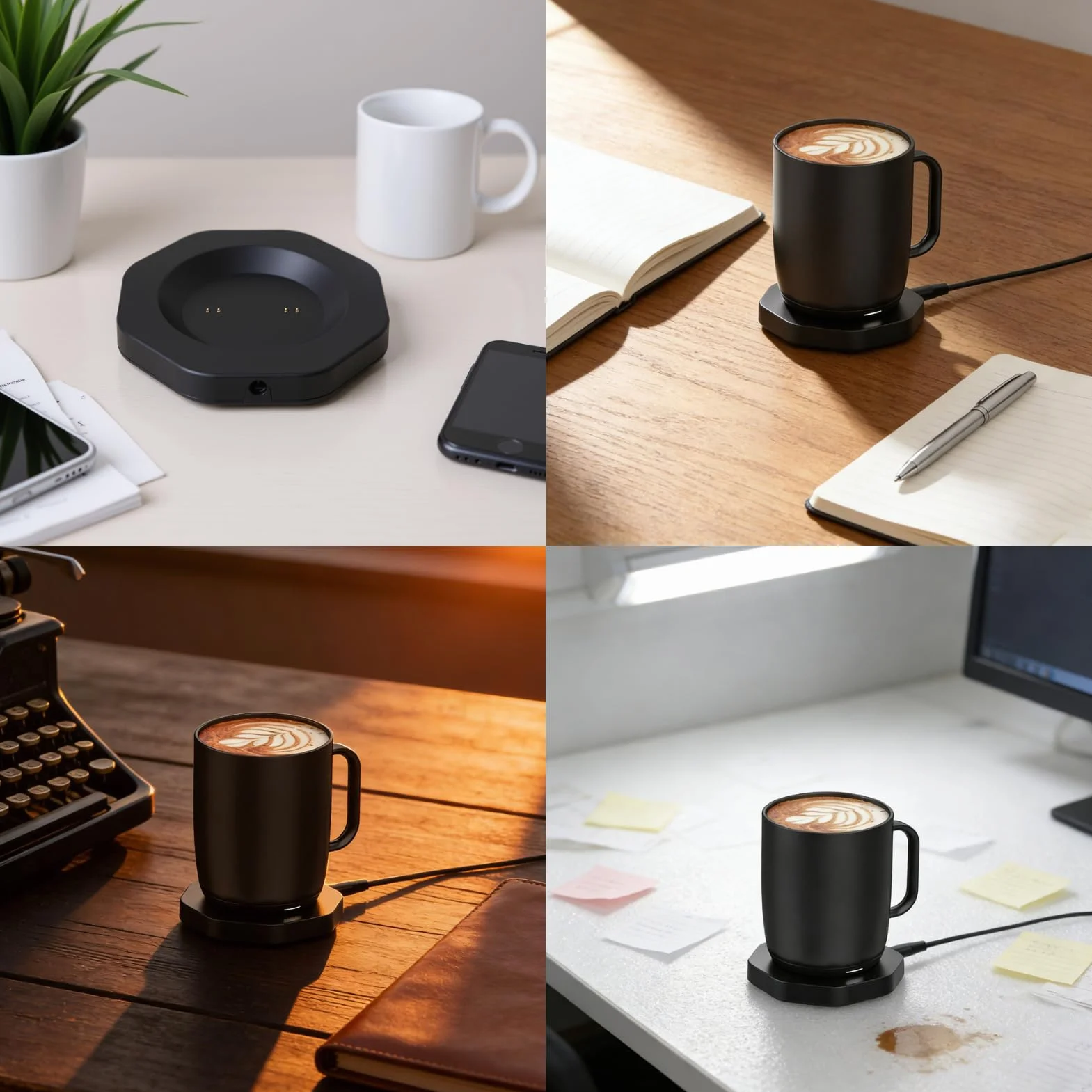 Greensen Podkładka Ładowania do Ember Smart Mug 2 i Mug 2+, Antypoślizgowa Stacja Ładowania