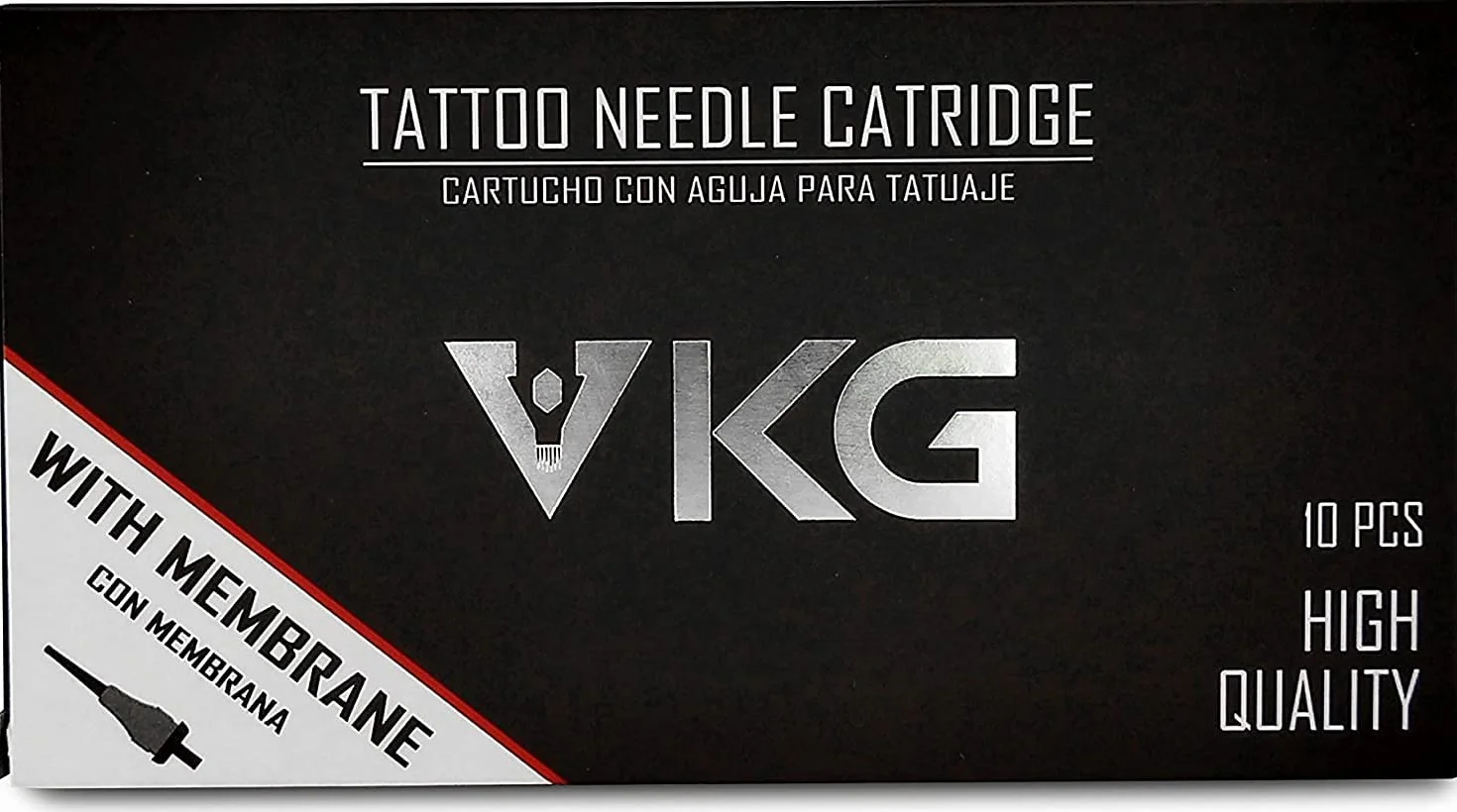 VKG USA - 25 ROUND MAGNUM (0.30mm) - Sterylne, jednorazowe kartridże do tatuażu - pudełko 10 szt.