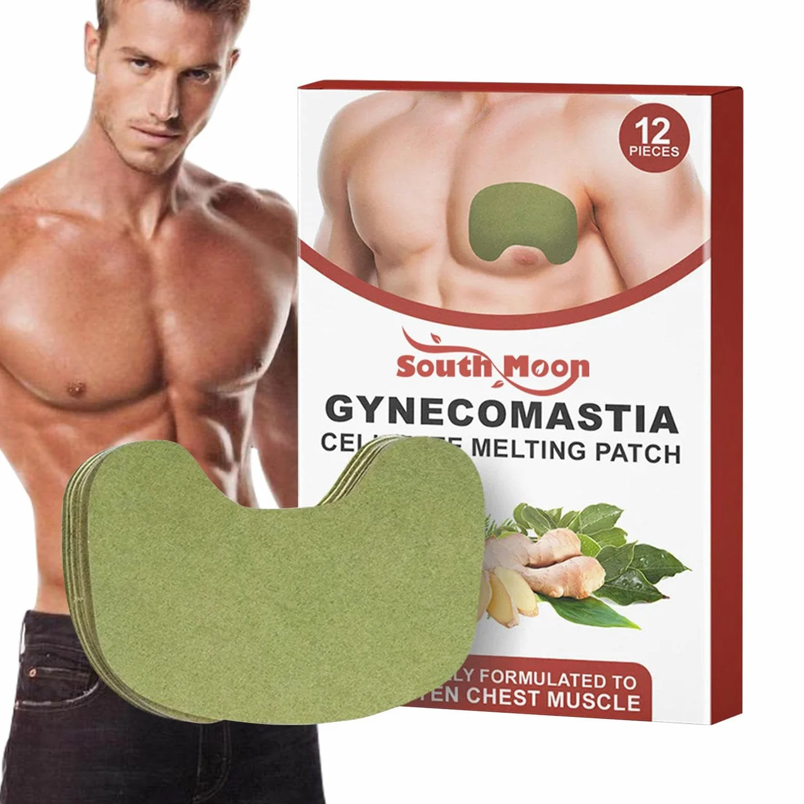 12 plastrów ginekomastii dla mężczyzn | plastry ginekomastii redukujące cellulit | plastry ginekomastii ujędrniające | skuteczne plastry do masażu dla mężczyzn
