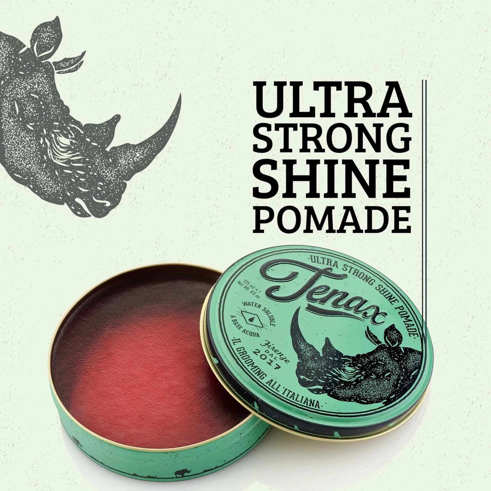 Tenax Ultra Strong Shine pomada do włosów 125 ml mocne trzymanie połysk
