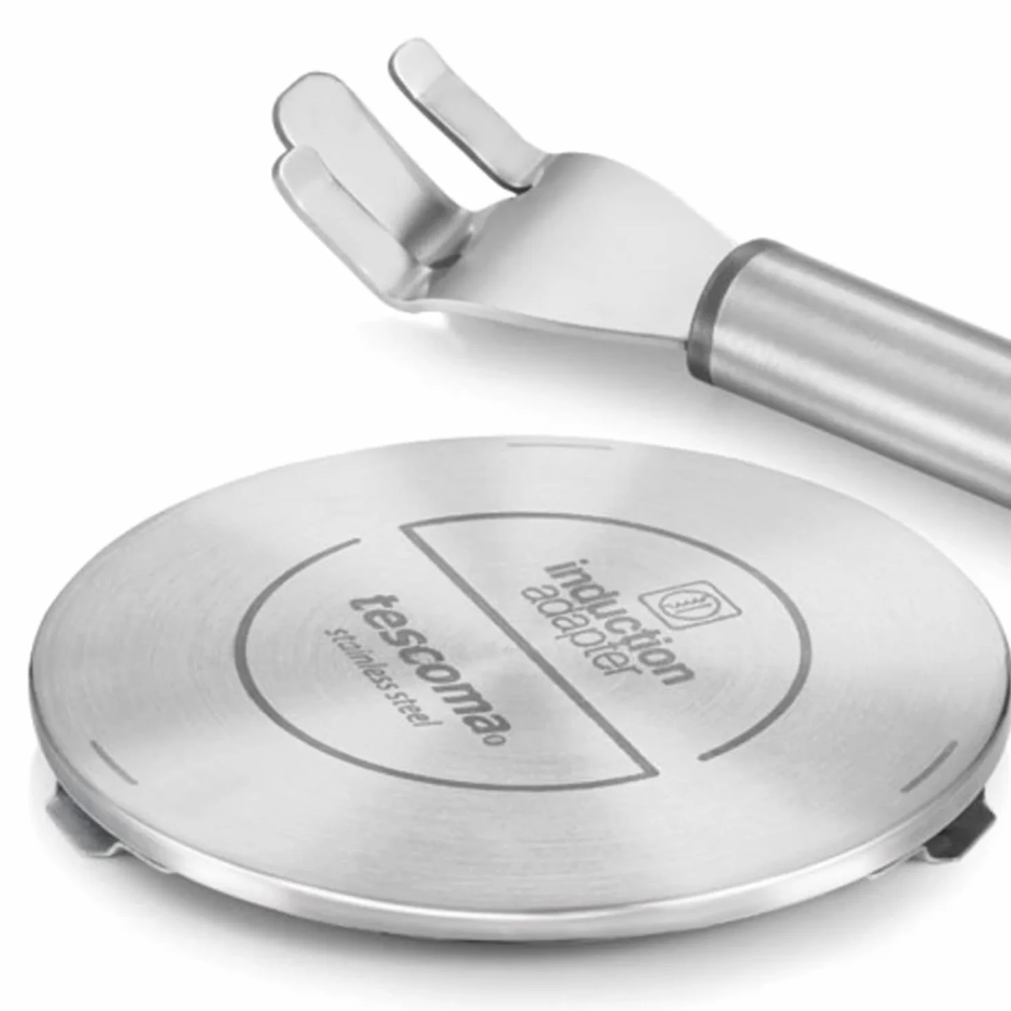 Tescoma Grandchef Adapter Indukcyjny, Stal Nierdzewna, Srebrny, 12 cm