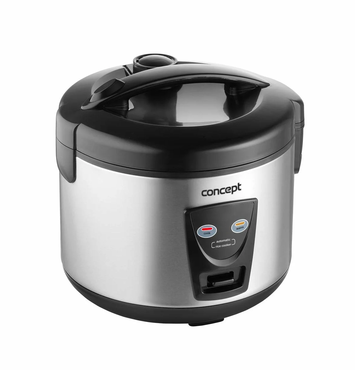 CONCEPT Hausgeräte Concept RE2020 szybkowar do ryżu 2 w 1 z funkcją WARM, pojemność: 1,5 l, stal nierdzewna, 1,5 l