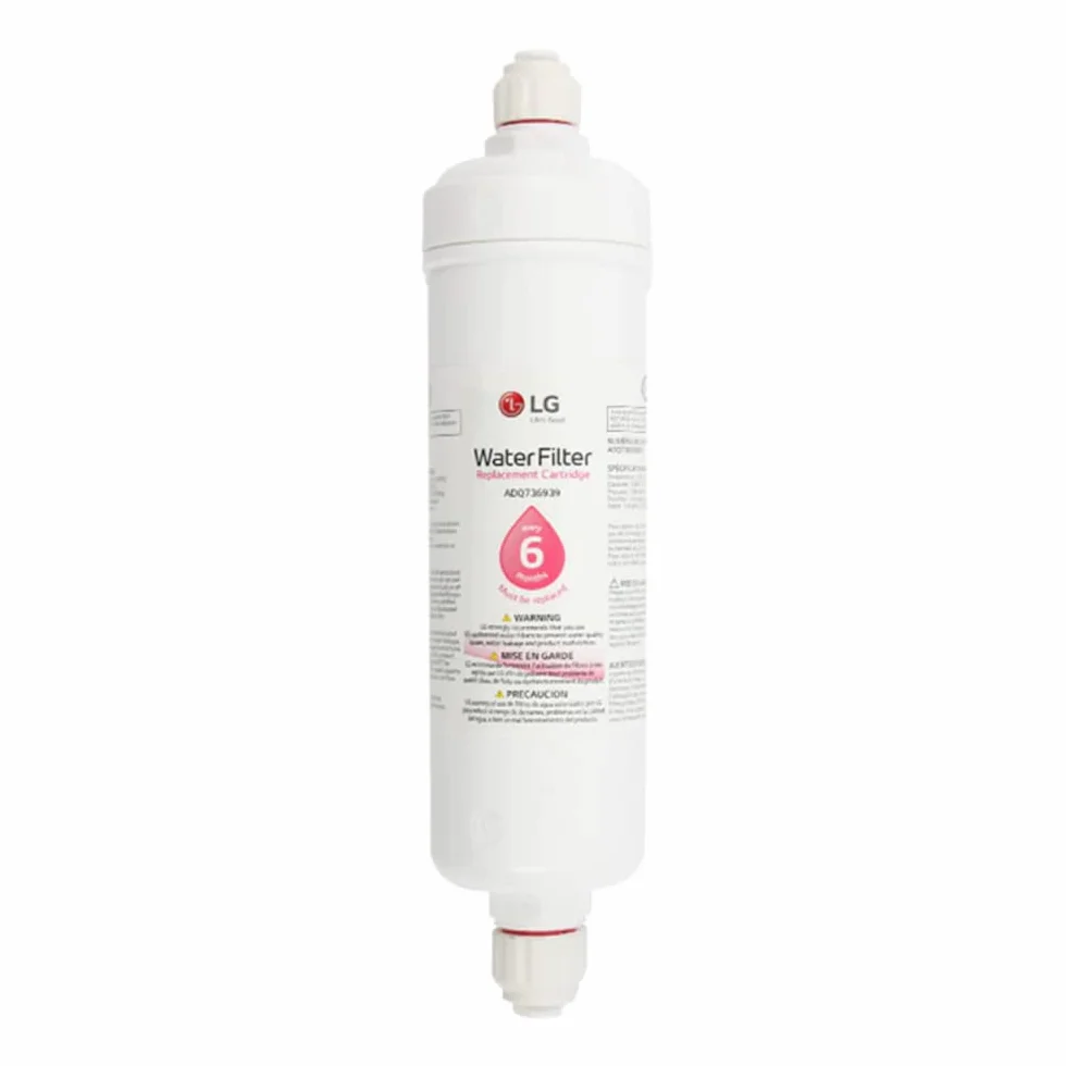 LG ADQ73693901 Zapasowy wkład filtra wody do lodówki "Push Fit Fitting" (1 sztuka)