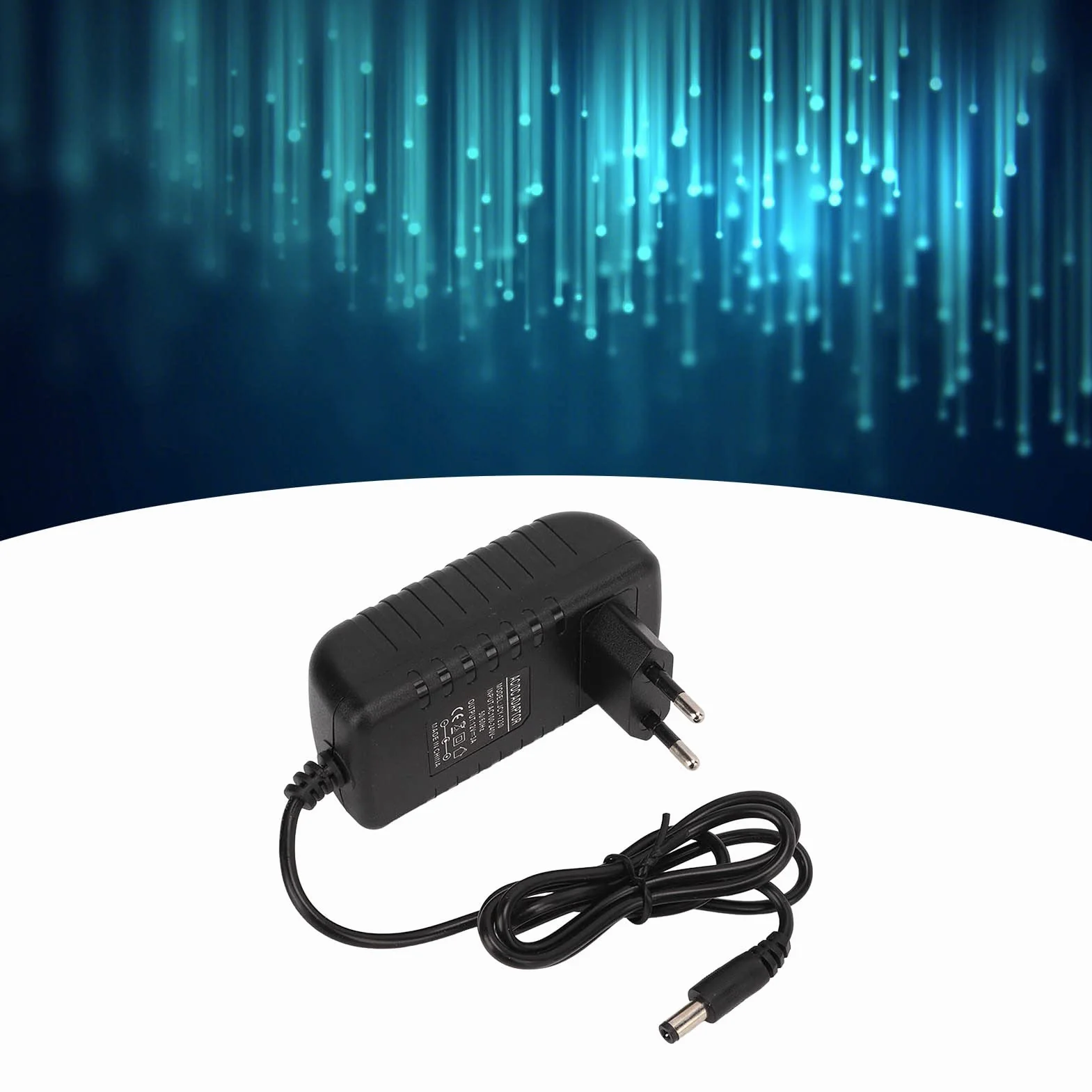 Sonew Zasilacz 12V 3A, Uniwersalny Transformator Zasilający do Monitora, Izolacja Prądu Stałego Funkcje Adapter Wtyczka EU 100‑240V