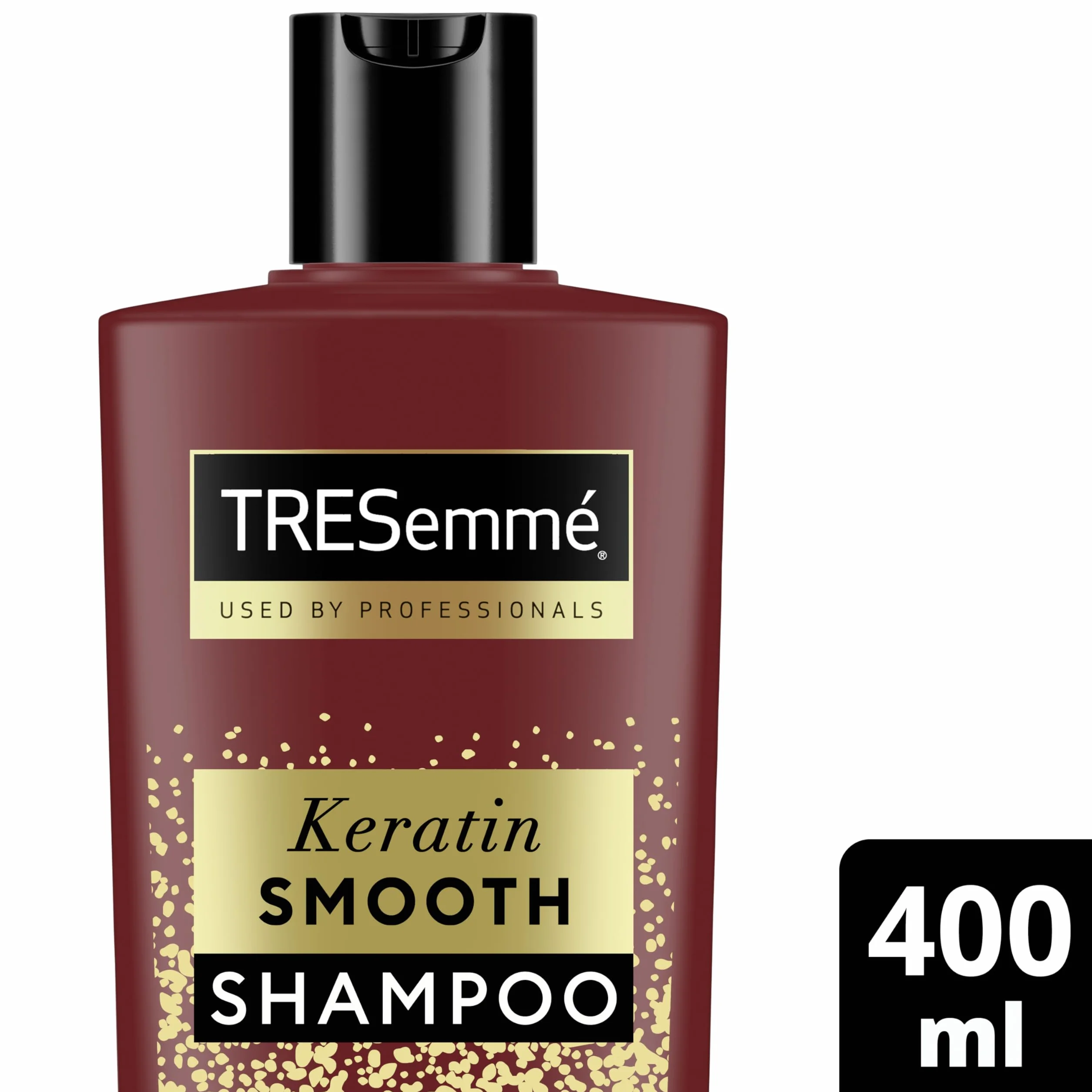 TRESemmé Szampon do włosów Keratin Smooth zapewniający wygładzenie, połysk i 72h kontroli nad puszącymi się włosami* profesjonalna pielęgnacja włosów z hydrolizowaną keratyną 400 ml 3