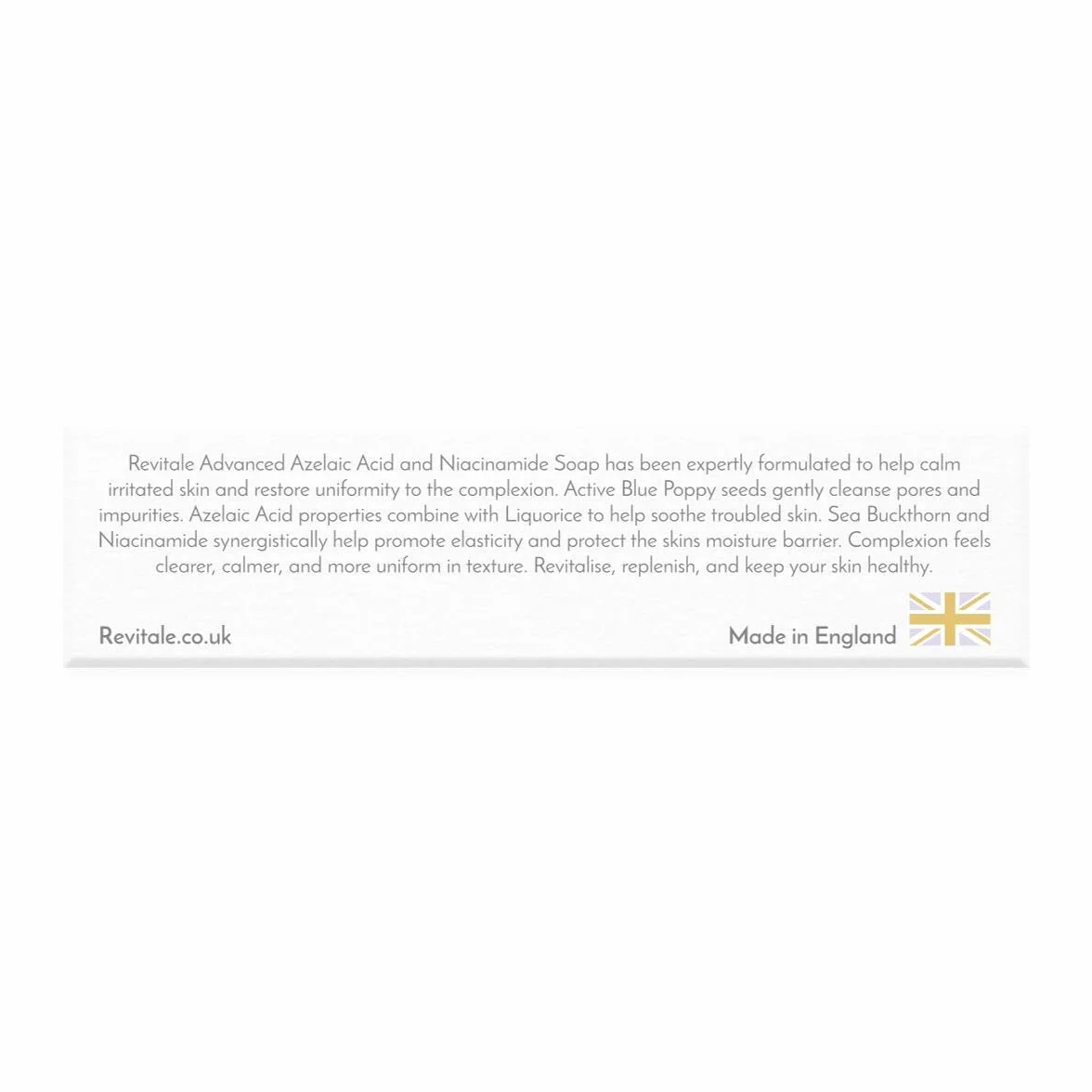 Revitale Advanced Azelaic Acid & Niacinamide Soap – Kojąca kostka oczyszczająca dla gładkiej, zrównoważonej i chronionej skóry