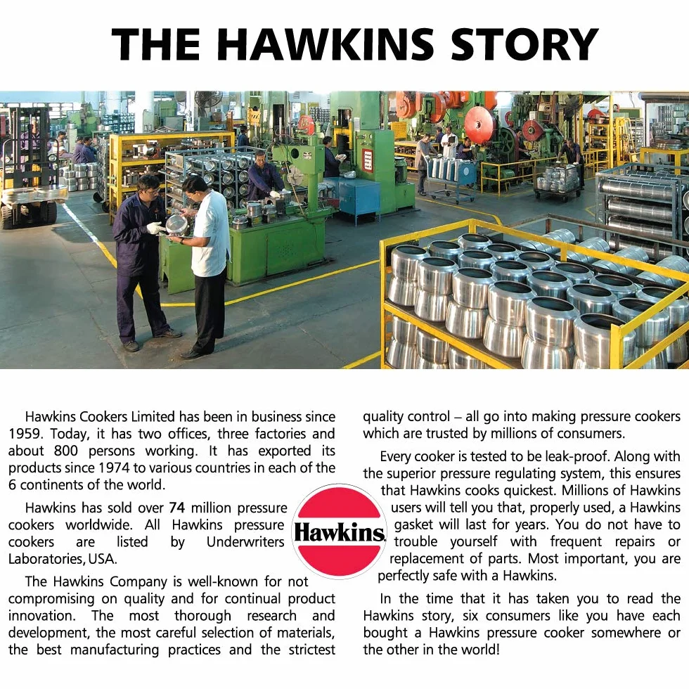 Hawkins 3-litrowy szybkowar ze stali nierdzewnej indukcyjny srebrny HSS3W