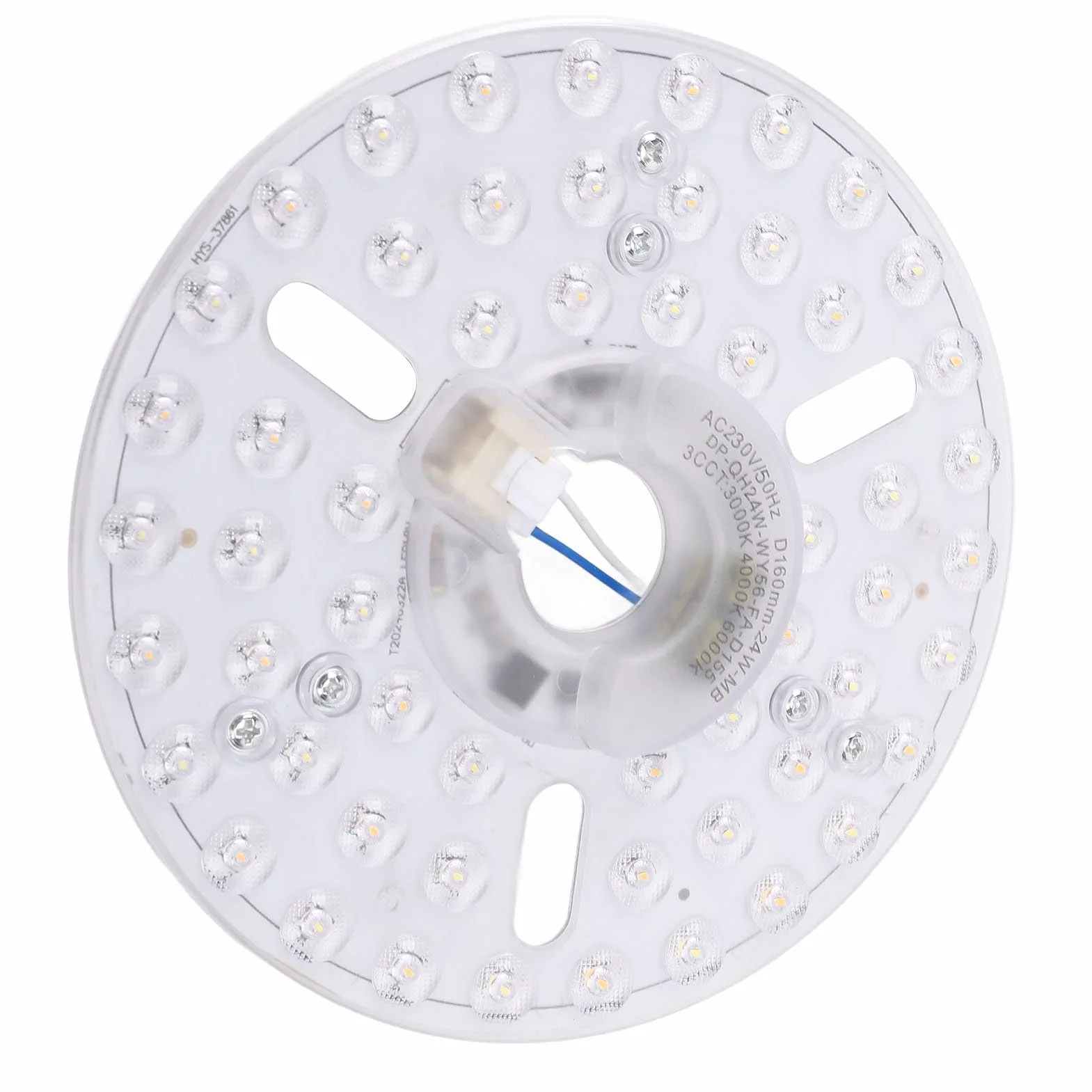 Wentylatora LED 6,3 cala 24W CCCT 230V Zestaw Magnetyczny 3 Kolor Dimmable