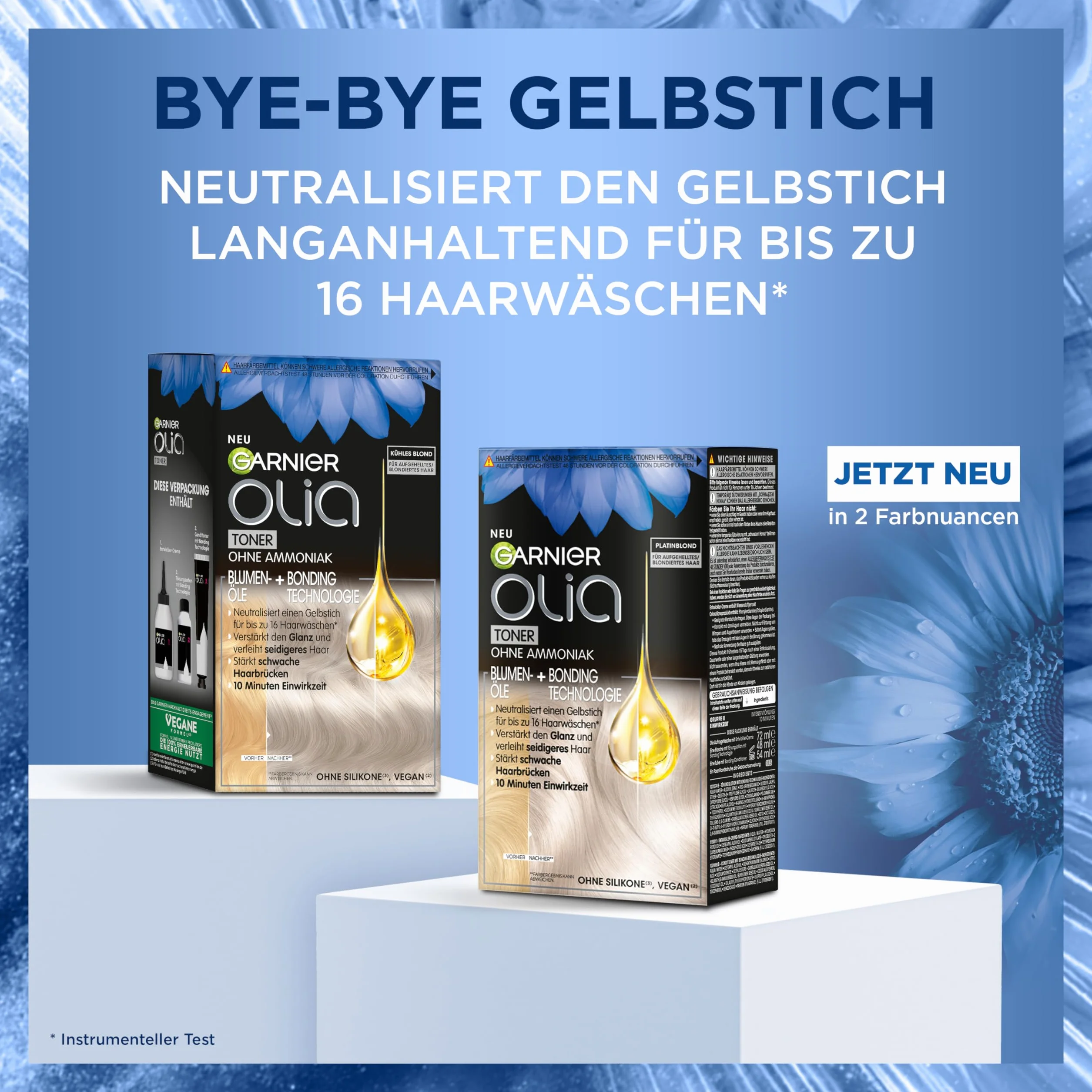 Olia Toner 10.01 platynowy blond, intensywny odcień do włosów rozjaśnionych, do pasemek, balejażu i ombré, wegańska formuła bez amoniaku, zapewnia promienny połysk i gładkość
