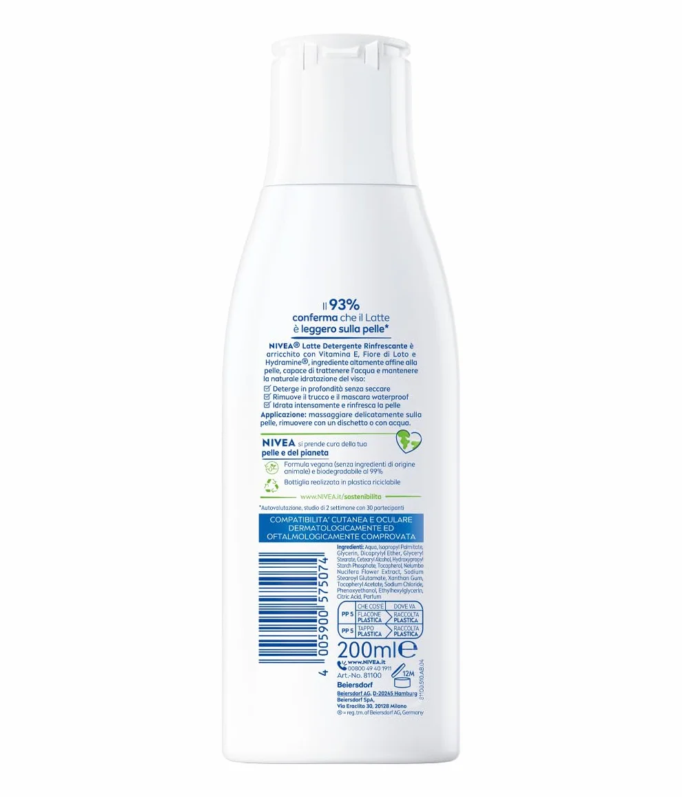 Nivea Detergent latte Idratante, 200 ml