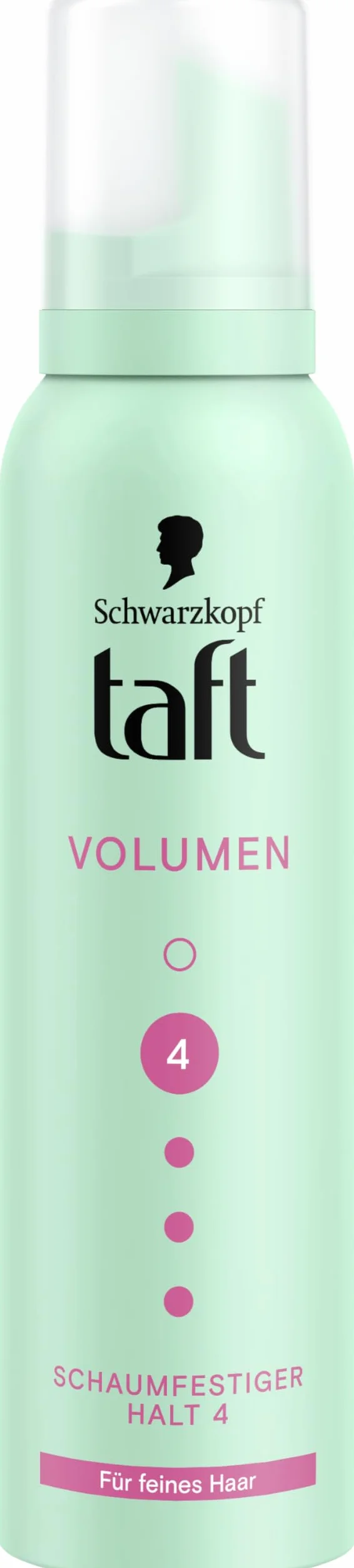Schwarzkopf Taft Foam Volume (150 ml), stopień trwałości 4, pianka do włosów cienkich, pianka do włosów o dużej objętości, zapobiega uszkodzeniom suszarki bez klejenia, wegańska formuła
